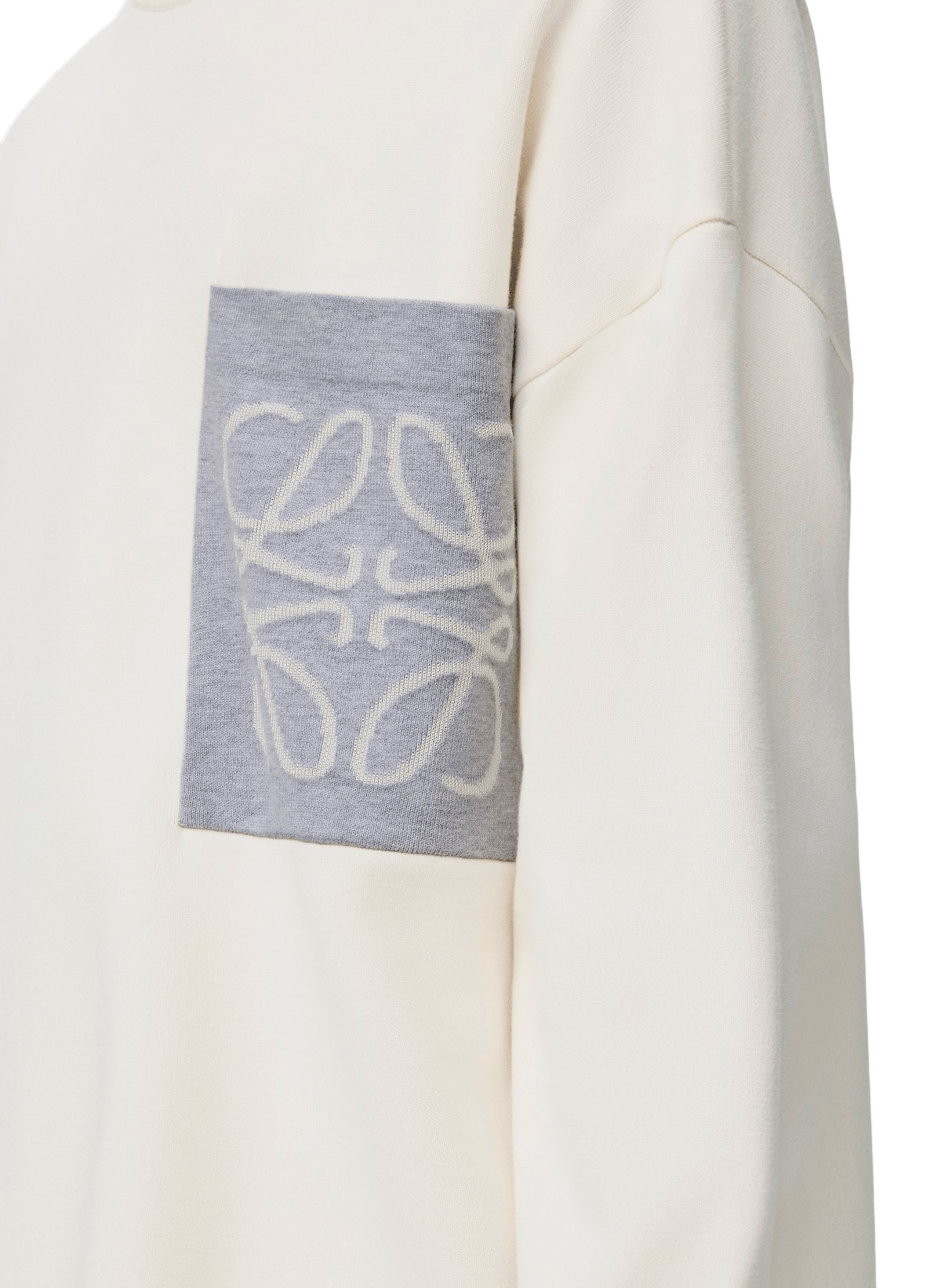 Anagram pocket sweater in blended cotton LOEWE Beige