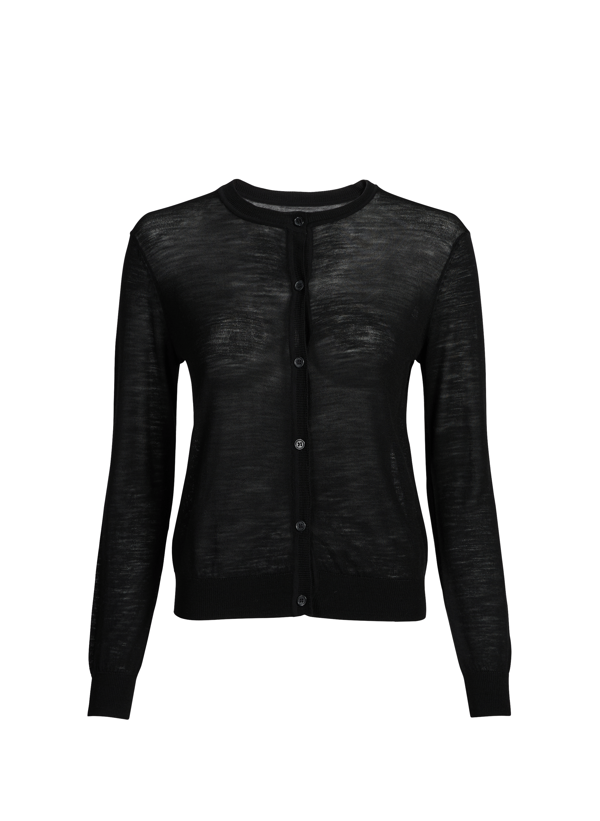 Cardigan Adine en maille fine SAISON 1865 Noir
