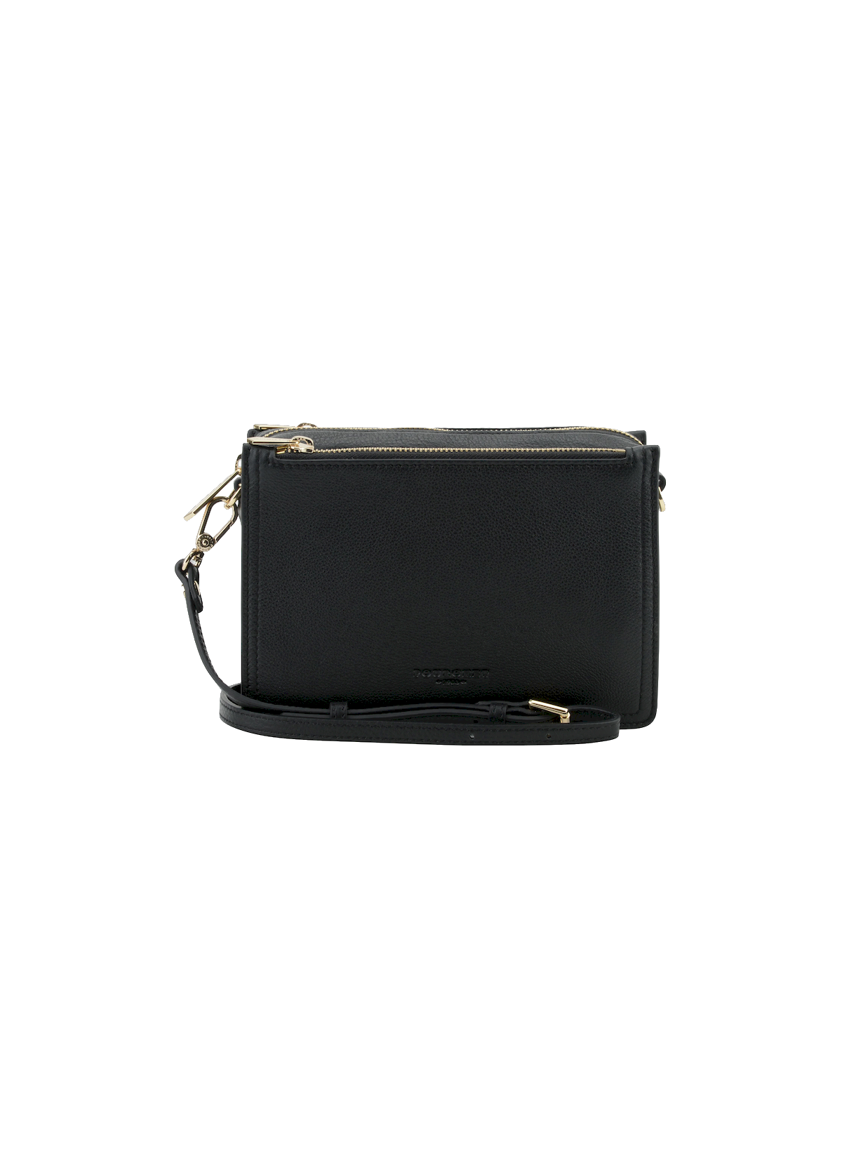 Alesia | sac trotteur gm en cuir de vachette POURCHET Noir