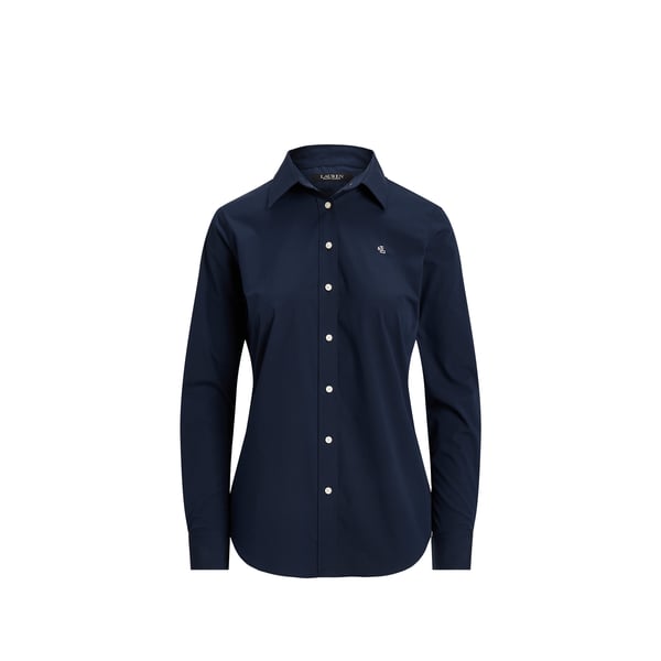 Chemise ajustée à col classique en coton Chemise ajustée à col classique en coton