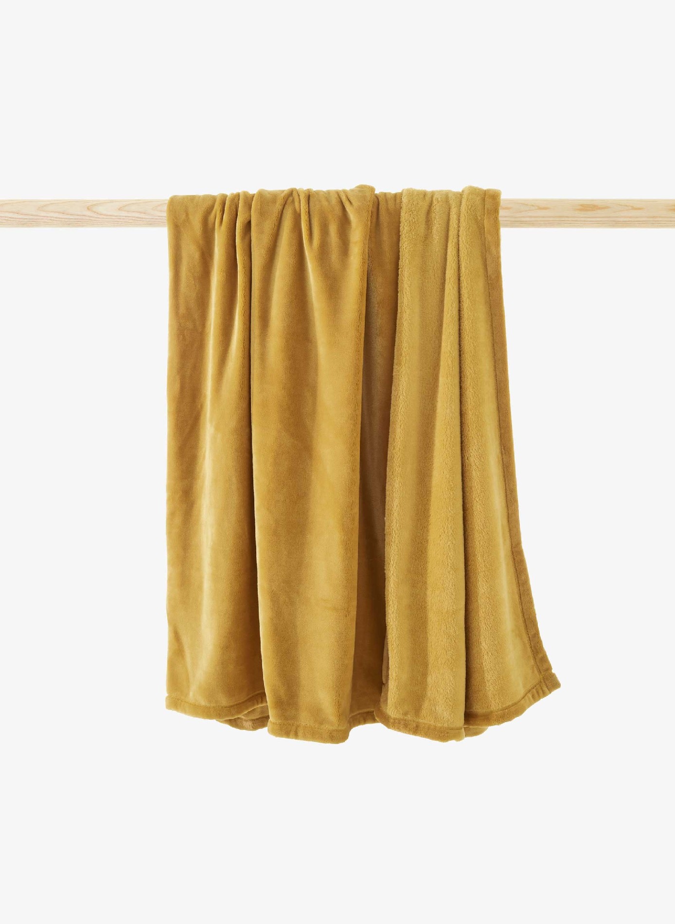 Plaid cent pour cent  Jaune