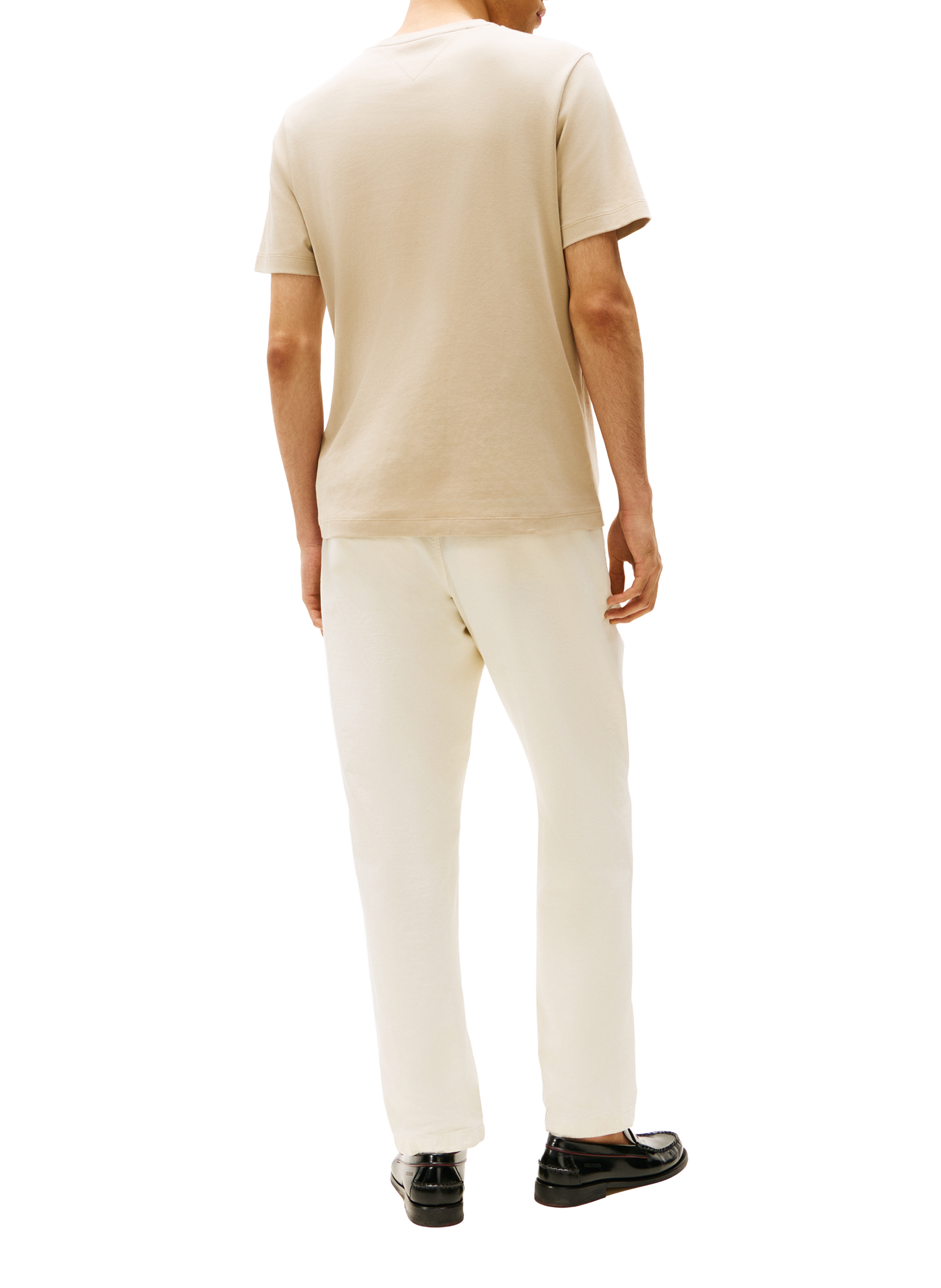Classic Cotton T-Shirt TOMMY HILFIGER Beige