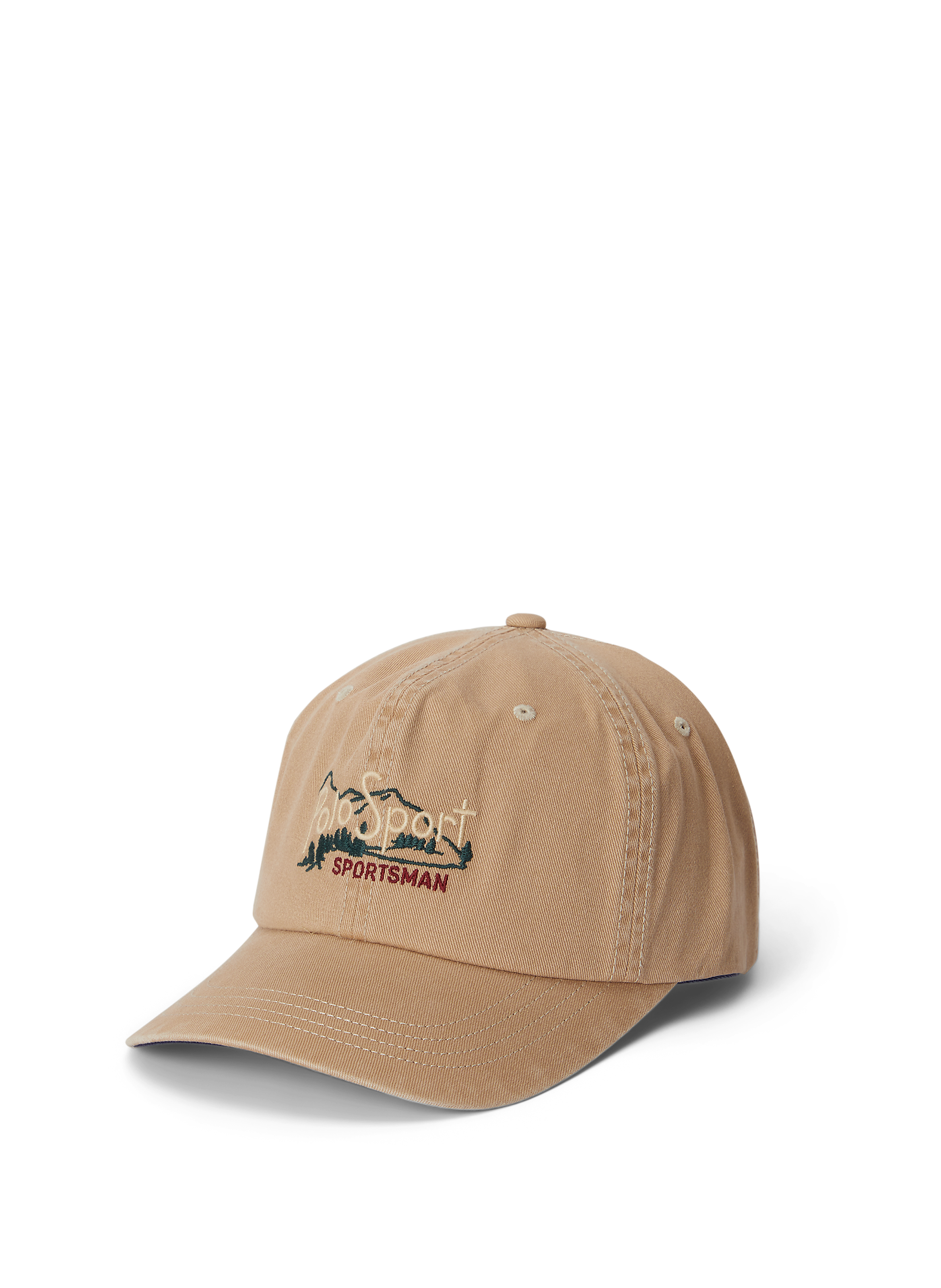 Embroidered cotton baseball cap POLO RALPH LAUREN Khaki