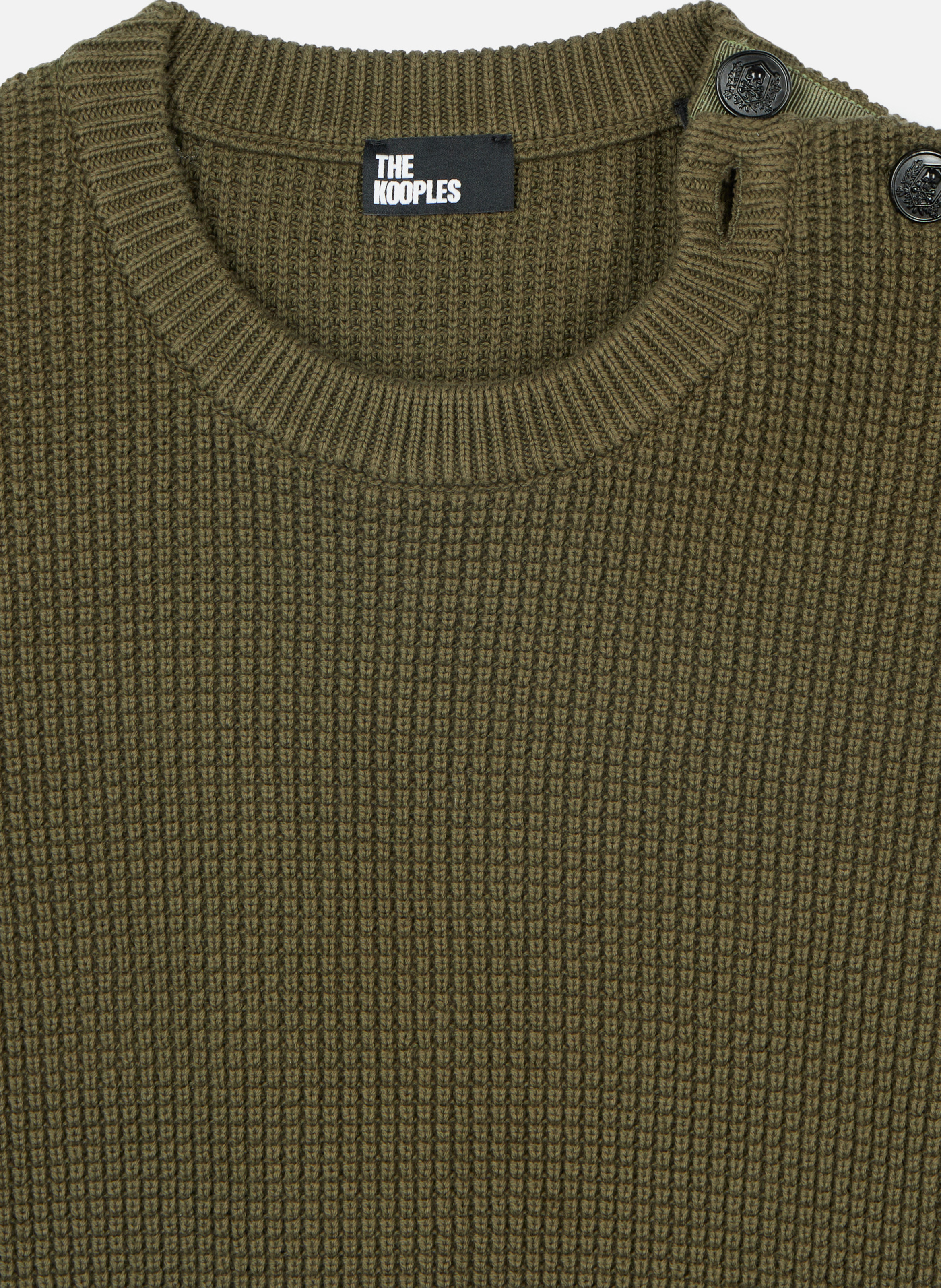 Pull à patte de boutonnage THE KOOPLES Vert