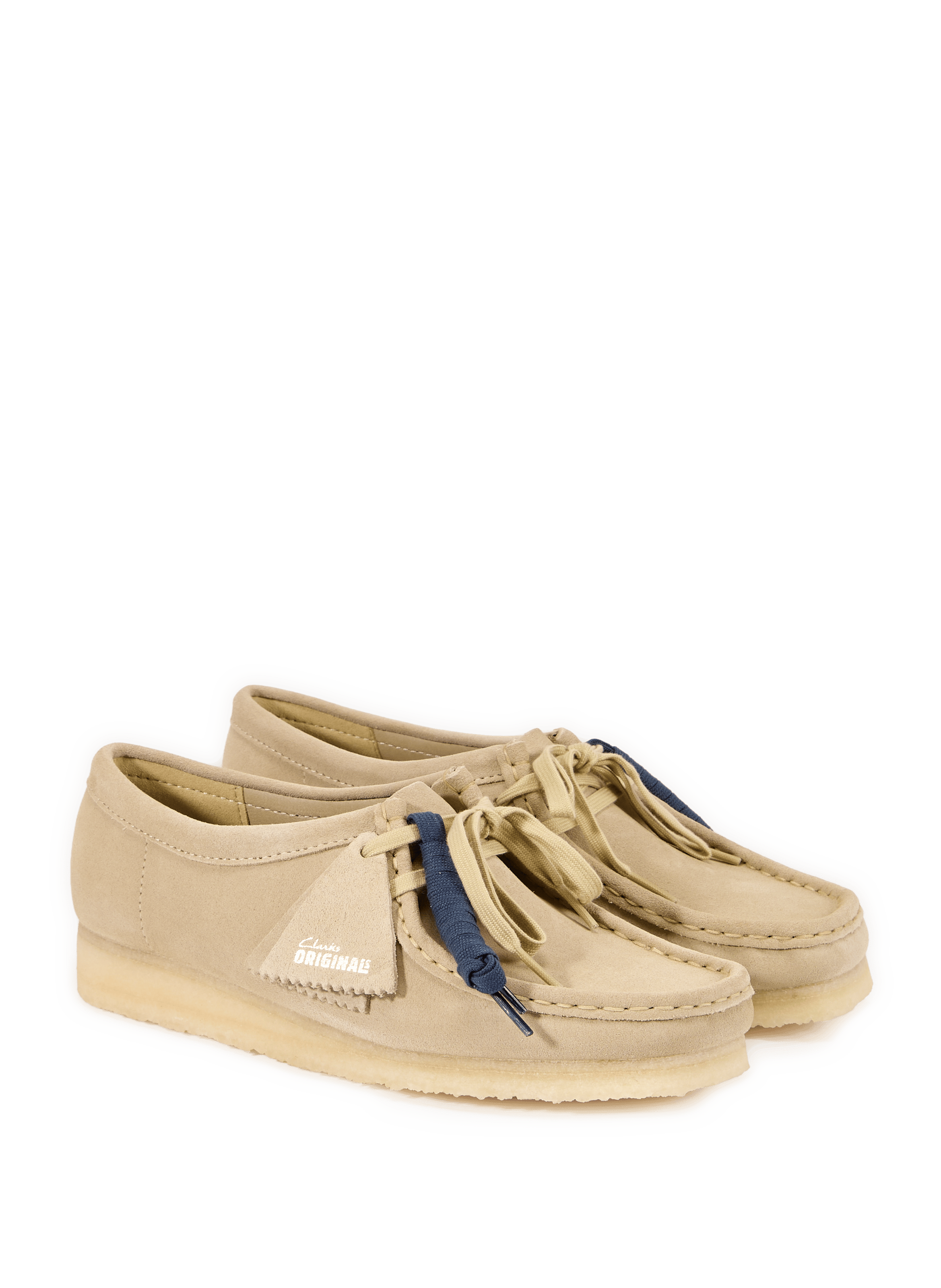 Mocassins en cuir velours CLARKS Beige