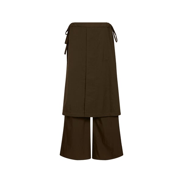 Pantalon large avec surcouche jupe Pantalon large avec surcouche jupe
