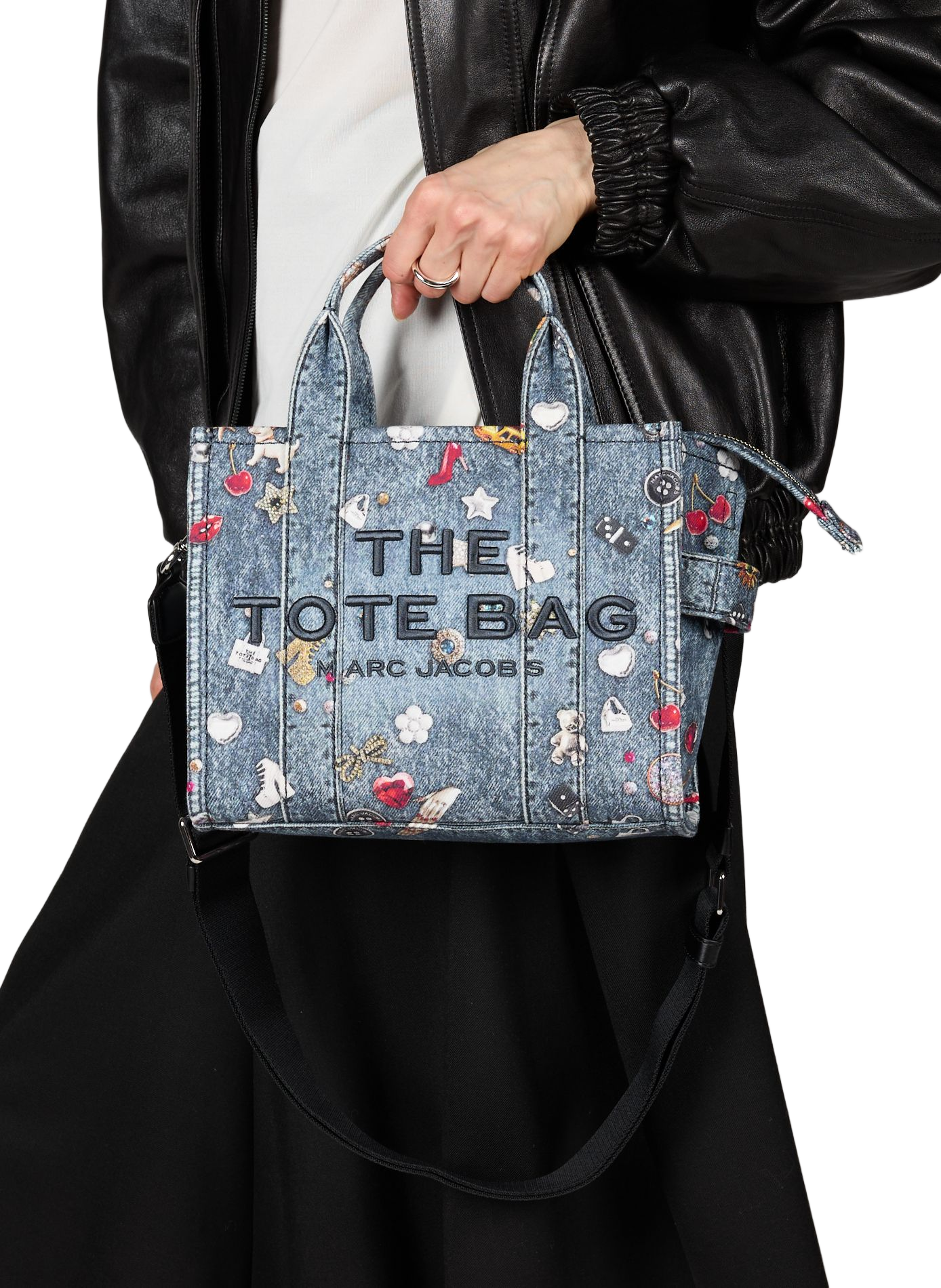 Sac cabas The Small Tote MARC JACOBS Bleu