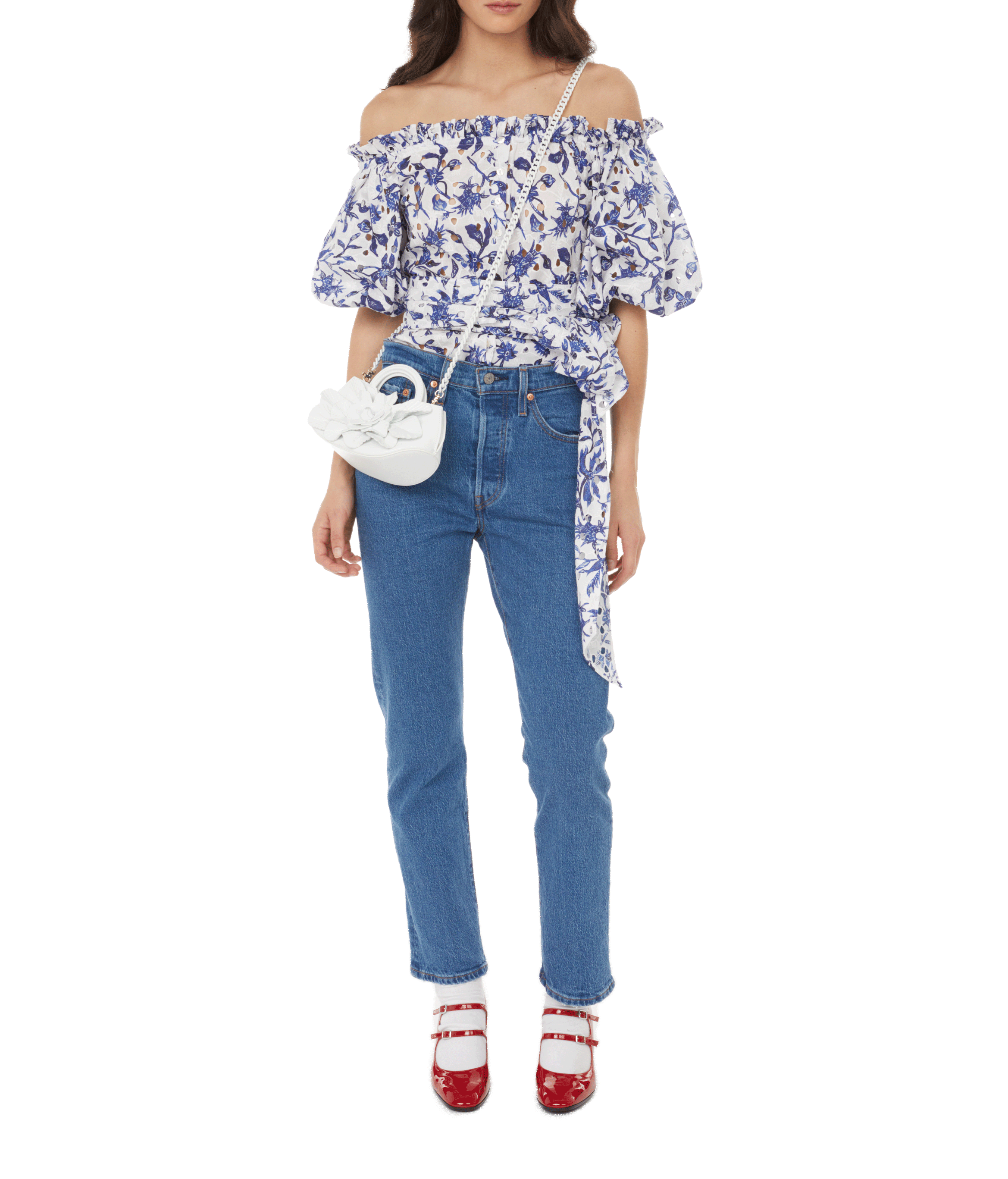 501 cropped jeans LEVI'S Blue