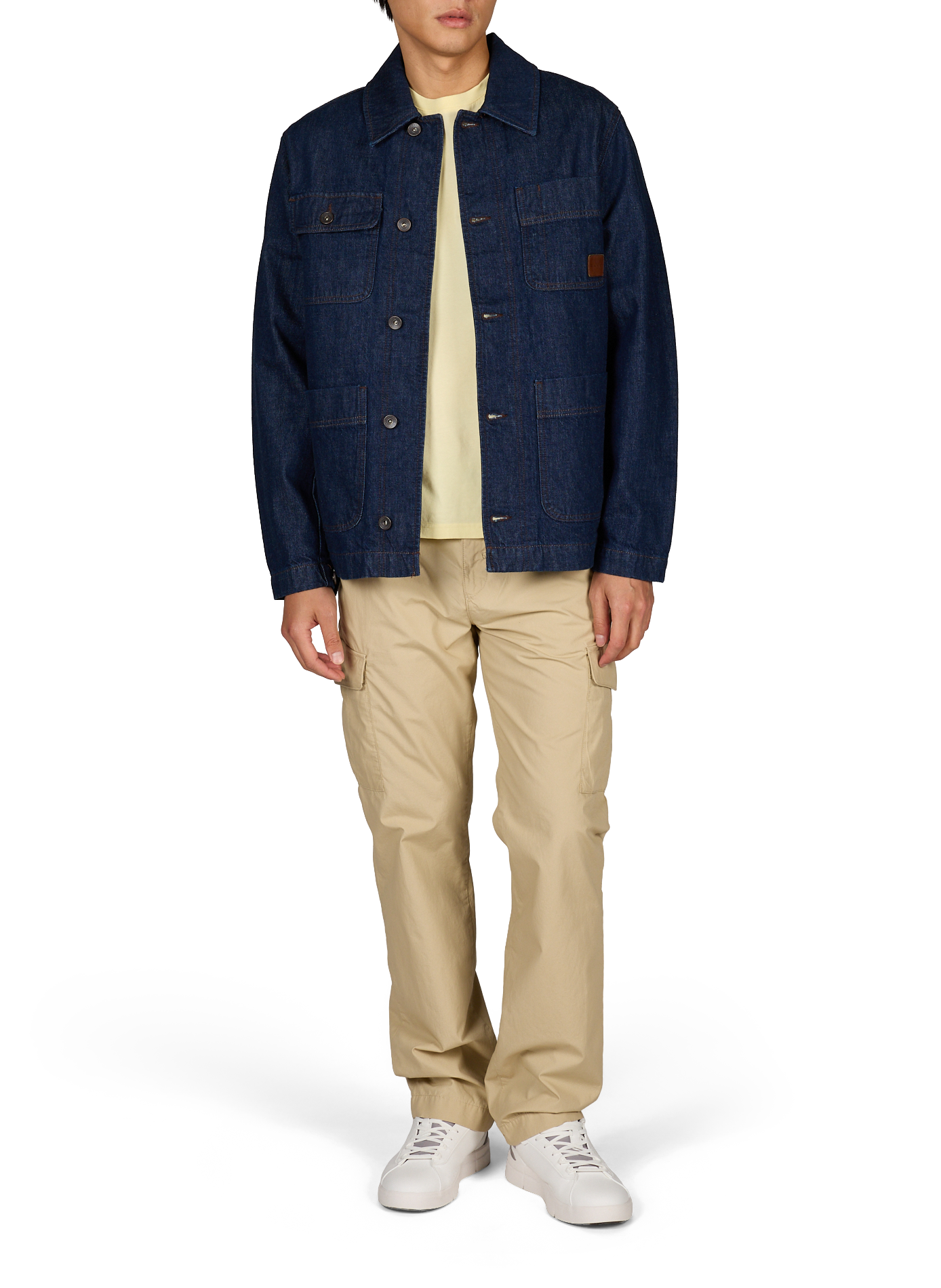 Regular fit denim jacket in cotton GANT Blue