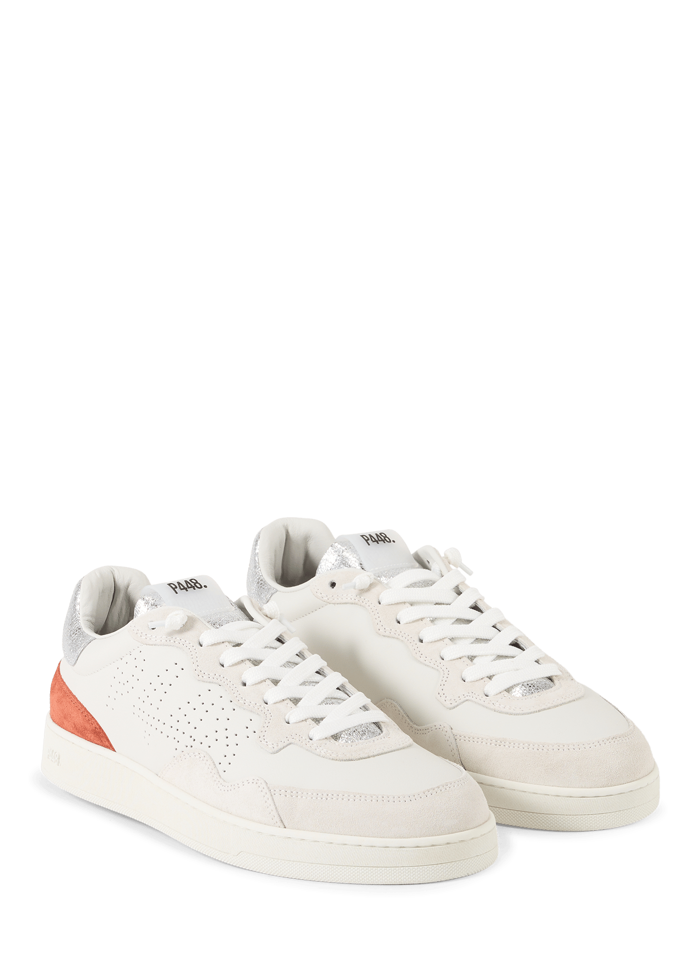 Scarpe verdi in pelle P448 Bianco