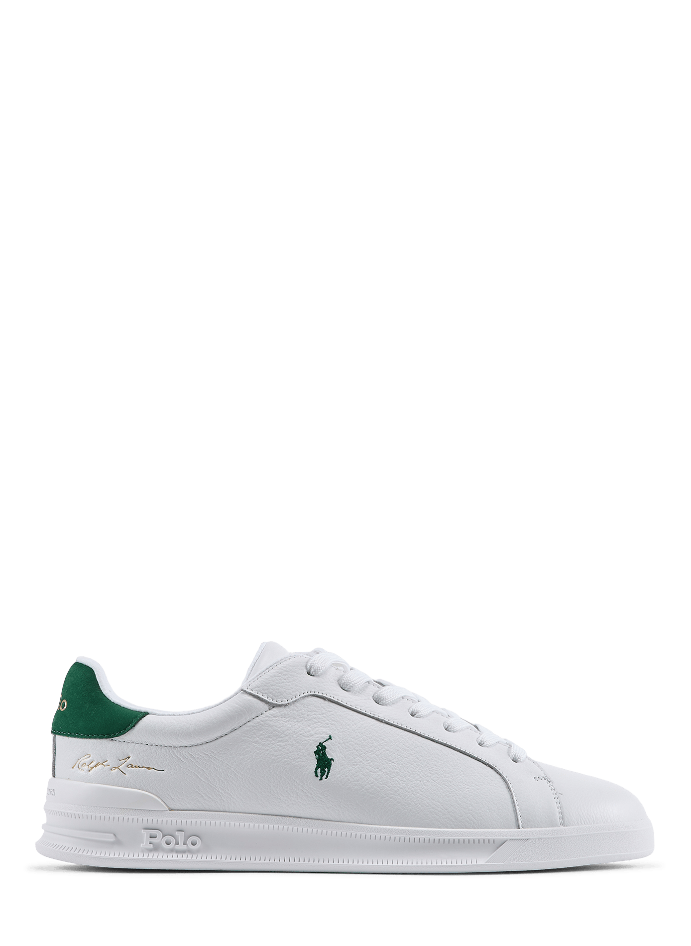 Low-top cow leather sneakers POLO RALPH LAUREN White