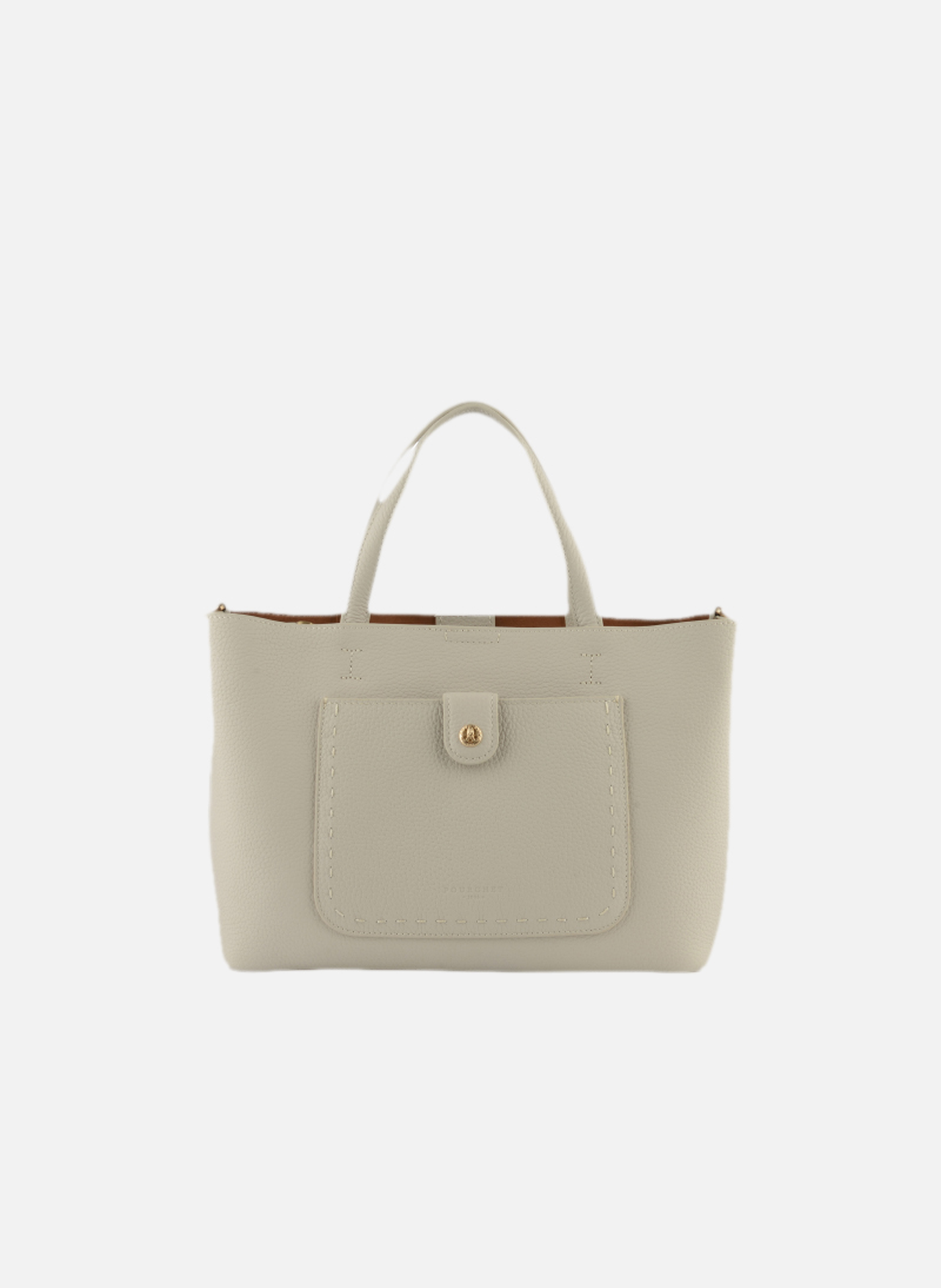 Bride soft | sac à main en cuir de vachette POURCHET Beige