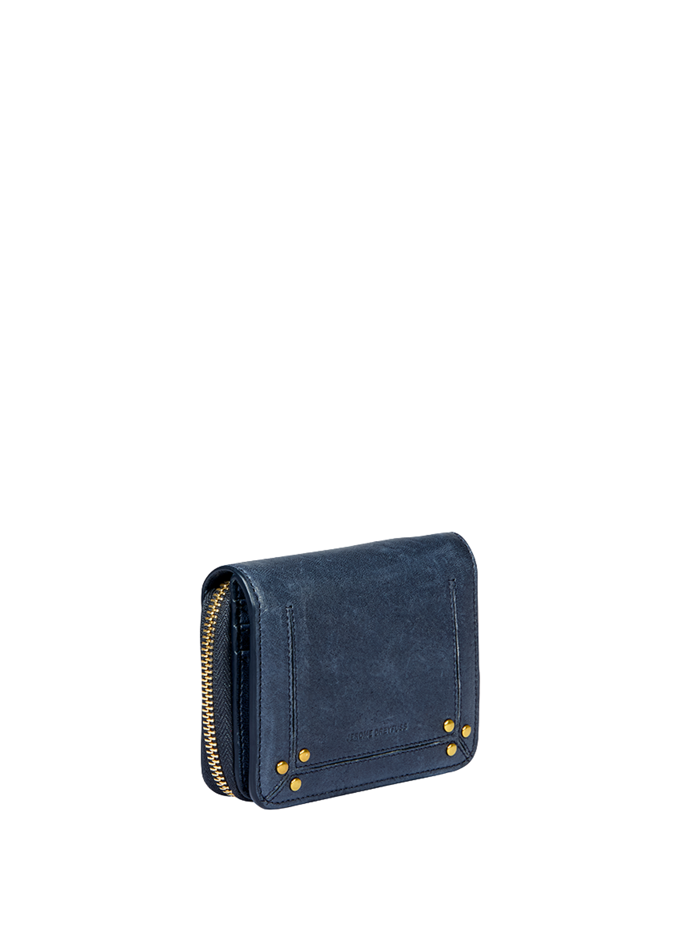Gekraakt leren portemonnee JÉRÔME DREYFUSS Blauw