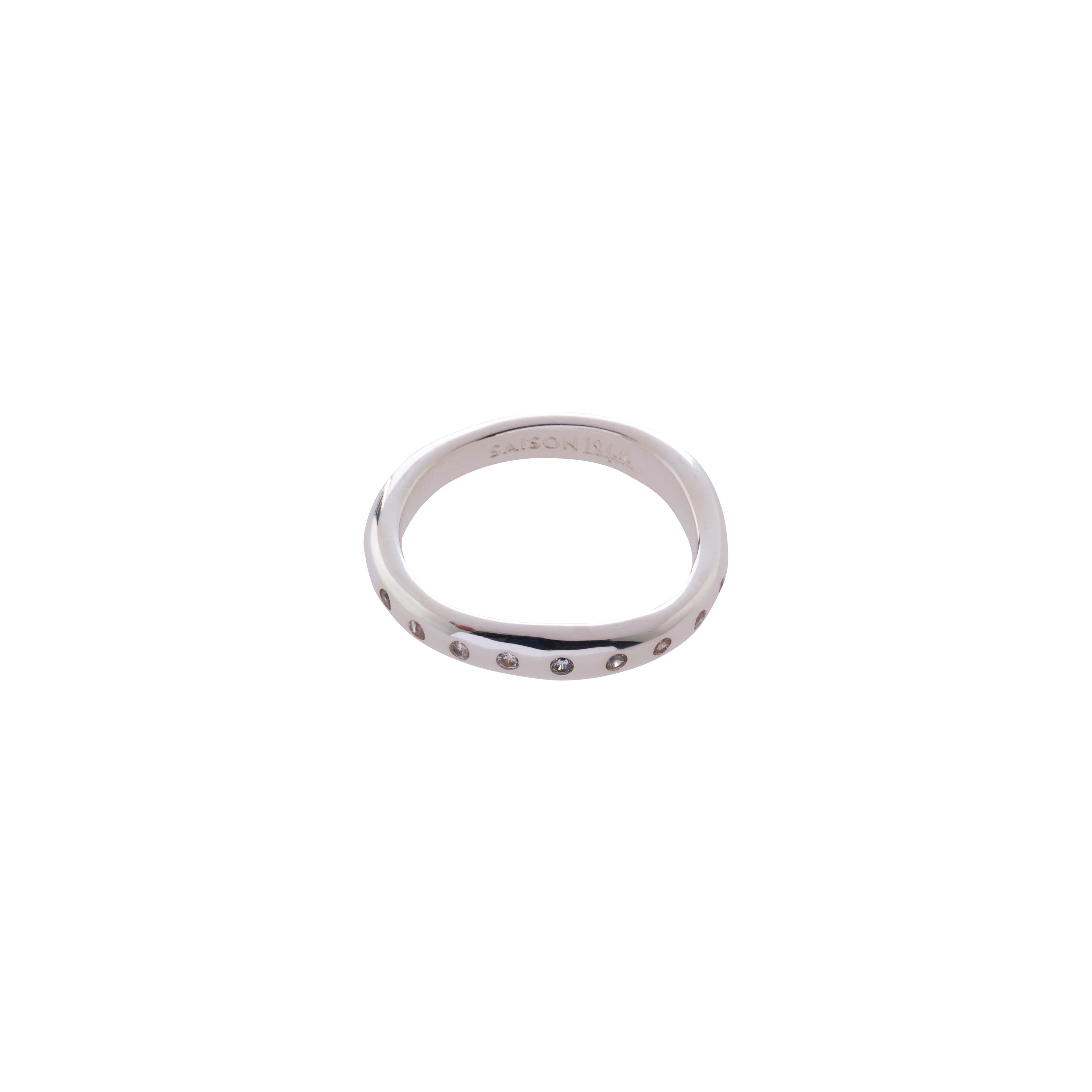 Rhinestone ring SAISON 1865 Silver
