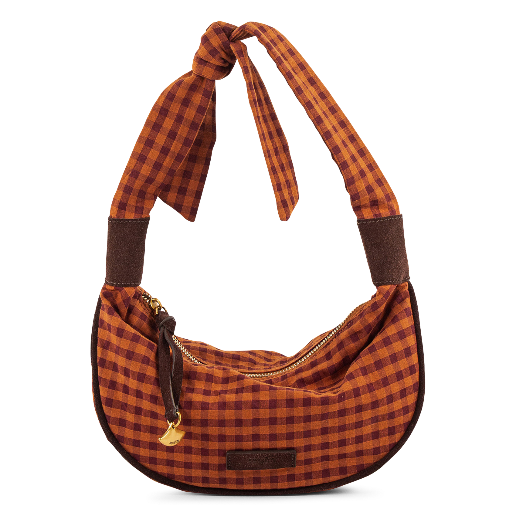 Sac porté épaule en coton mélangé titi lango SESSUN Rouge