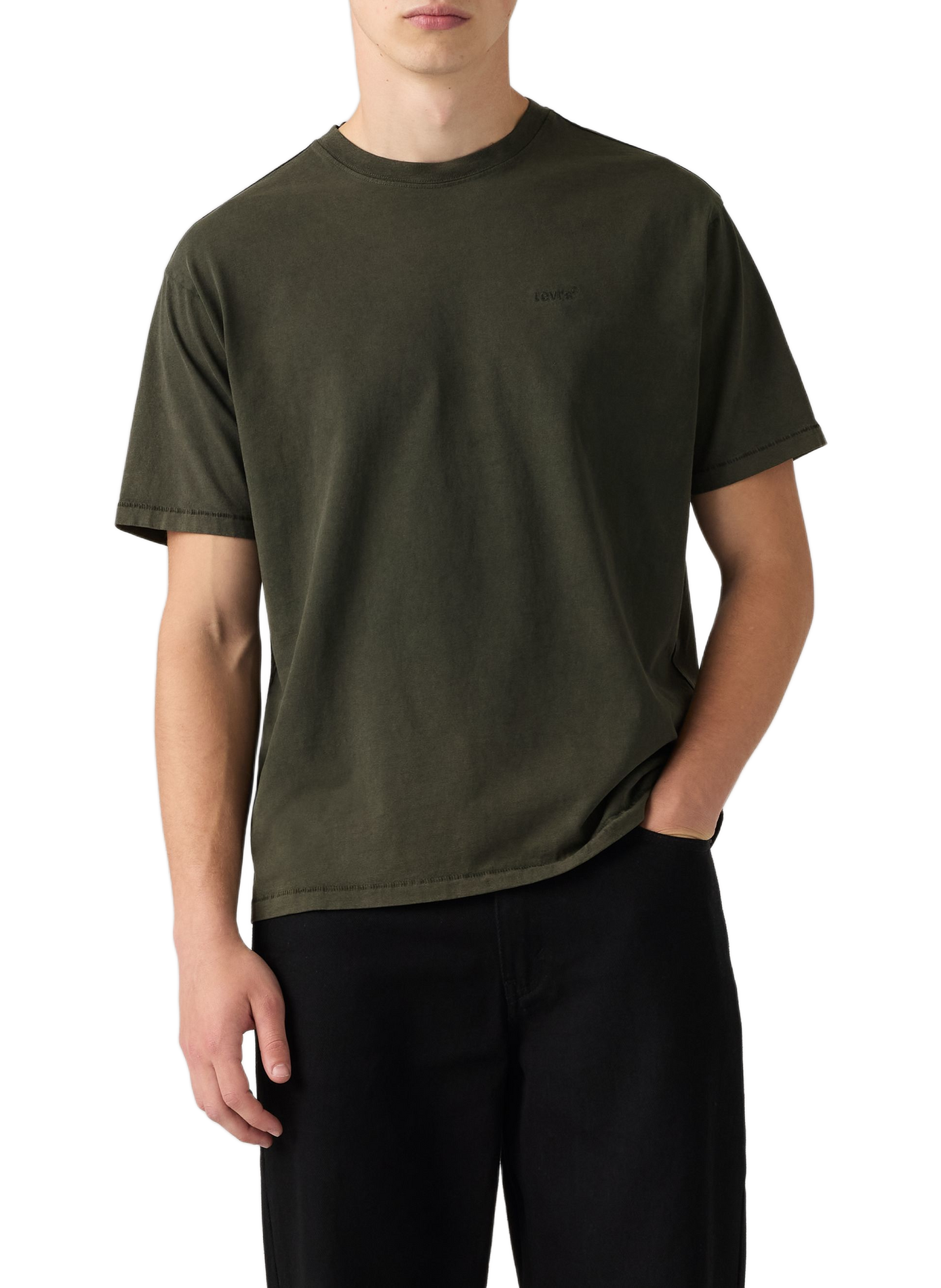 Baumwoll-T-Shirt | Grun LEVI'S Herren