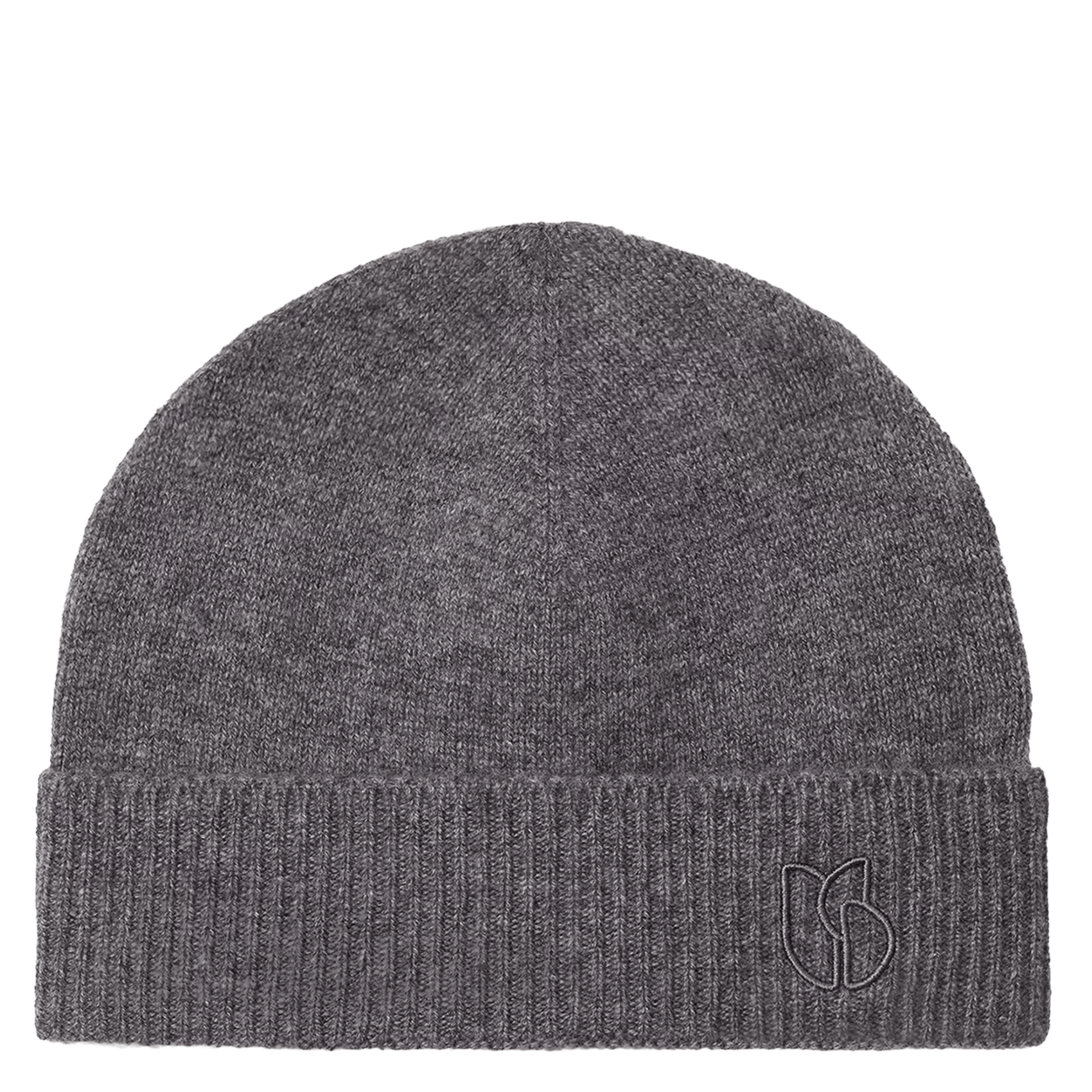 Bonnet à revers uni en cachemire cobo BA&SH Grijs