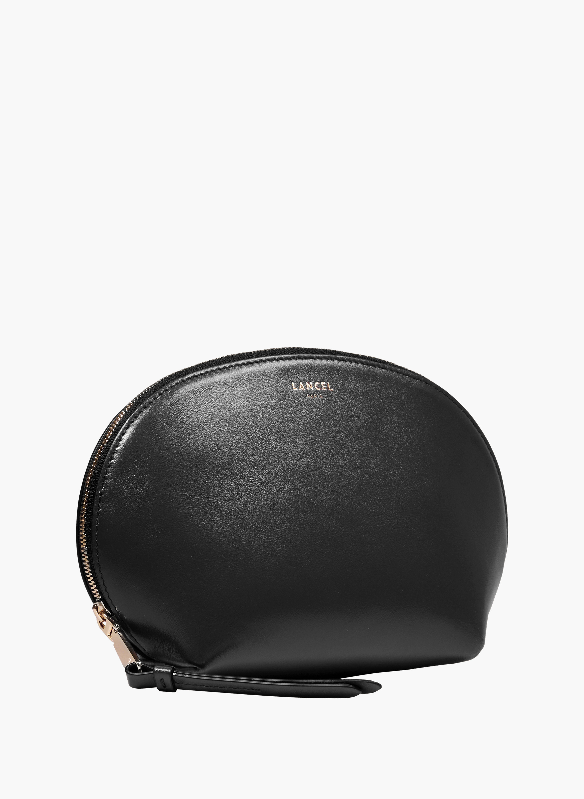 Cosmetische etui van Lancel in leder. LANCEL Zwart
