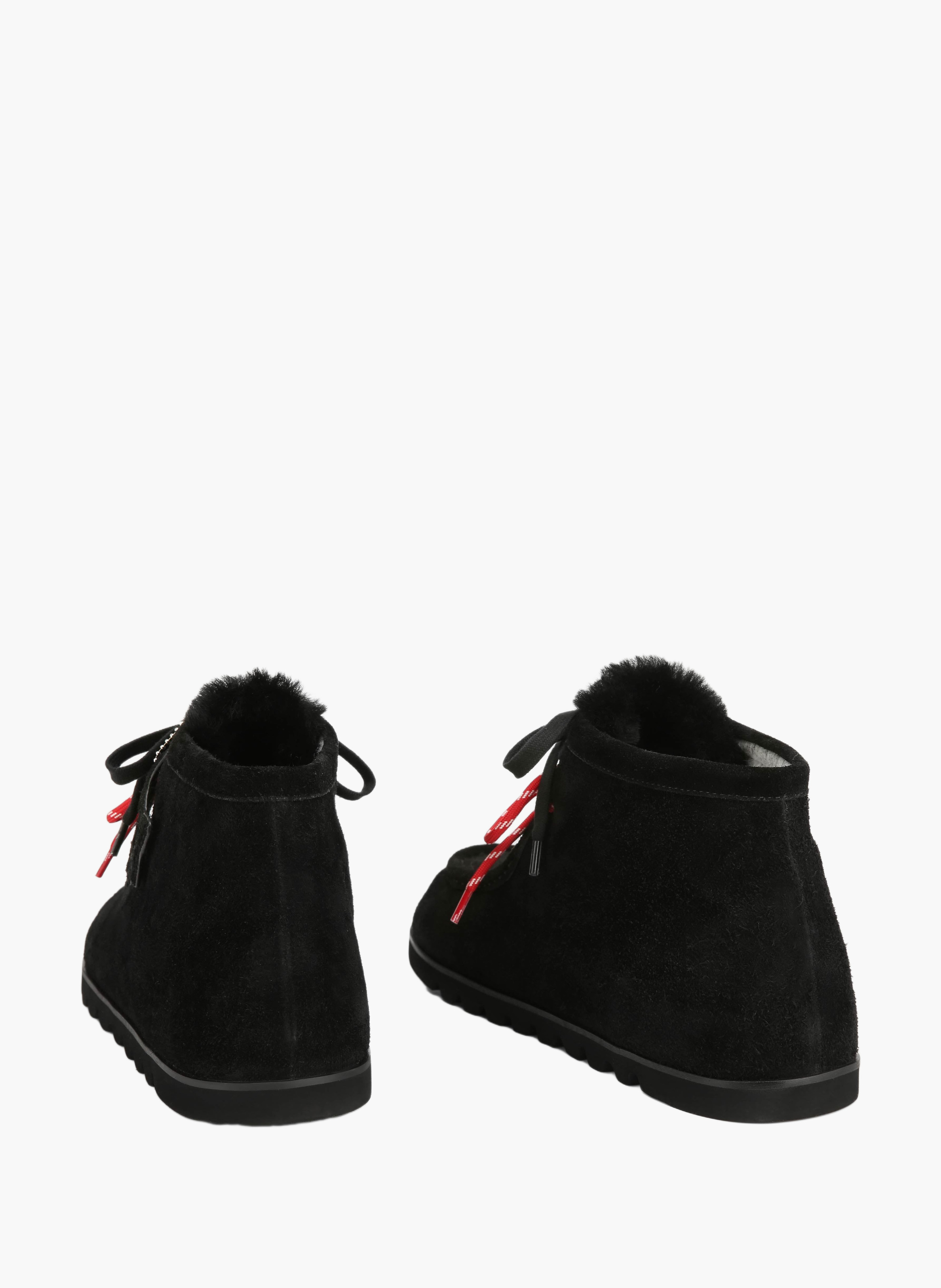 Bottines the madness en daim NAKED WOLFE Noir