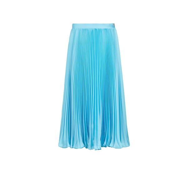 Jupe plissée mi-longue