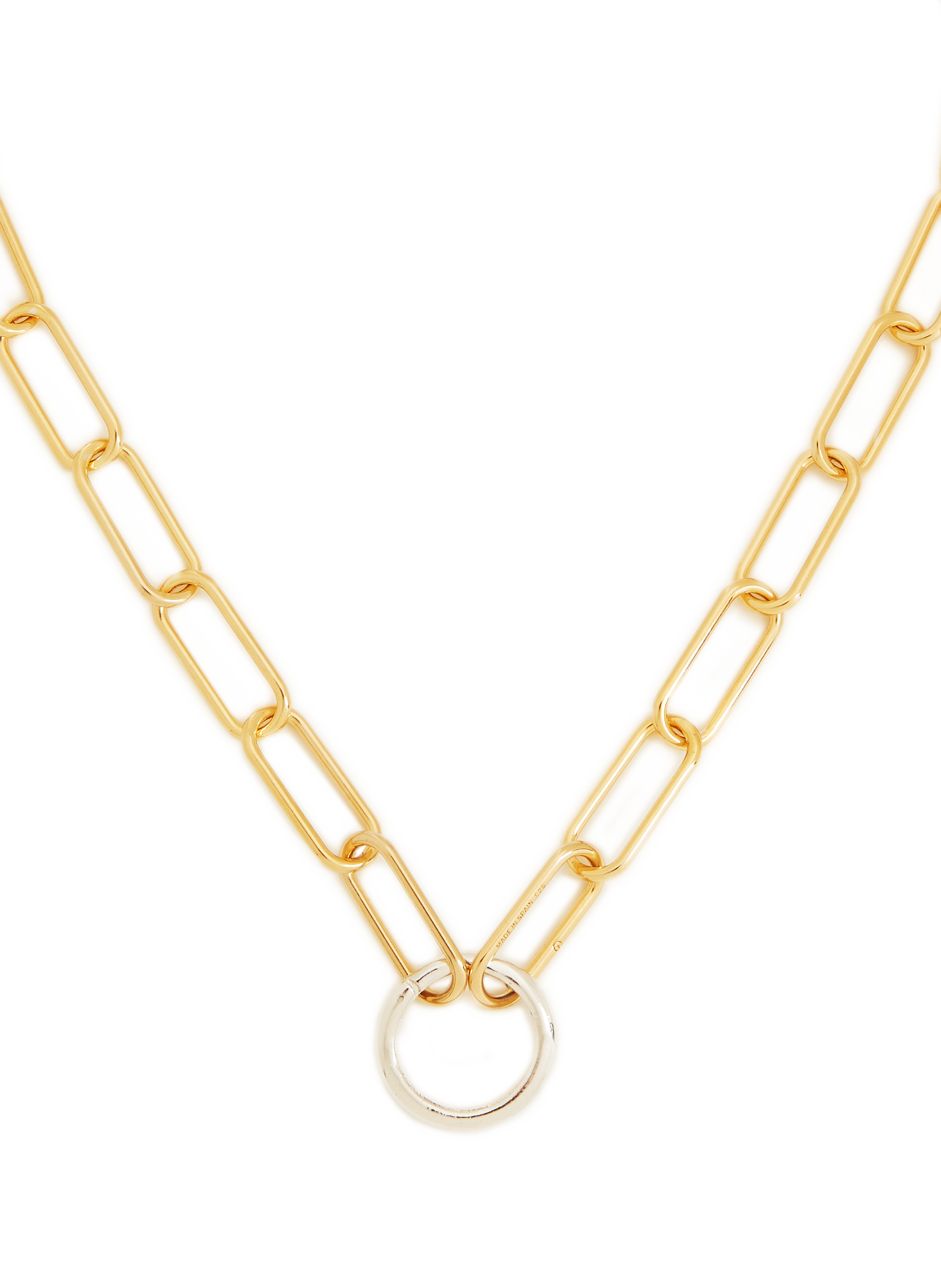 Collier The Long Link en argent
