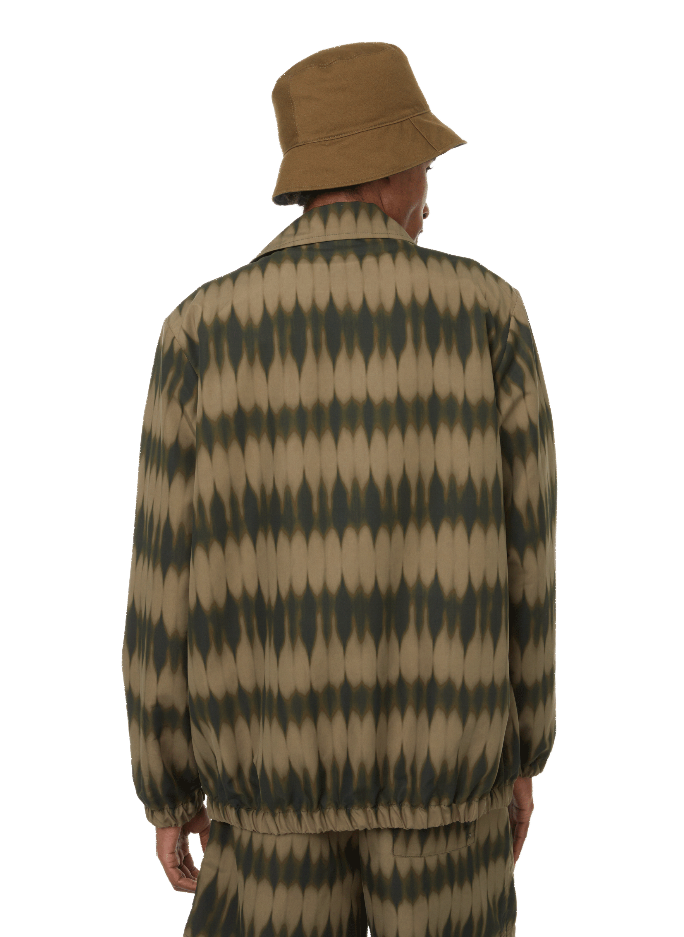 Reversible cotton bucket hat OFF-WHITE Green