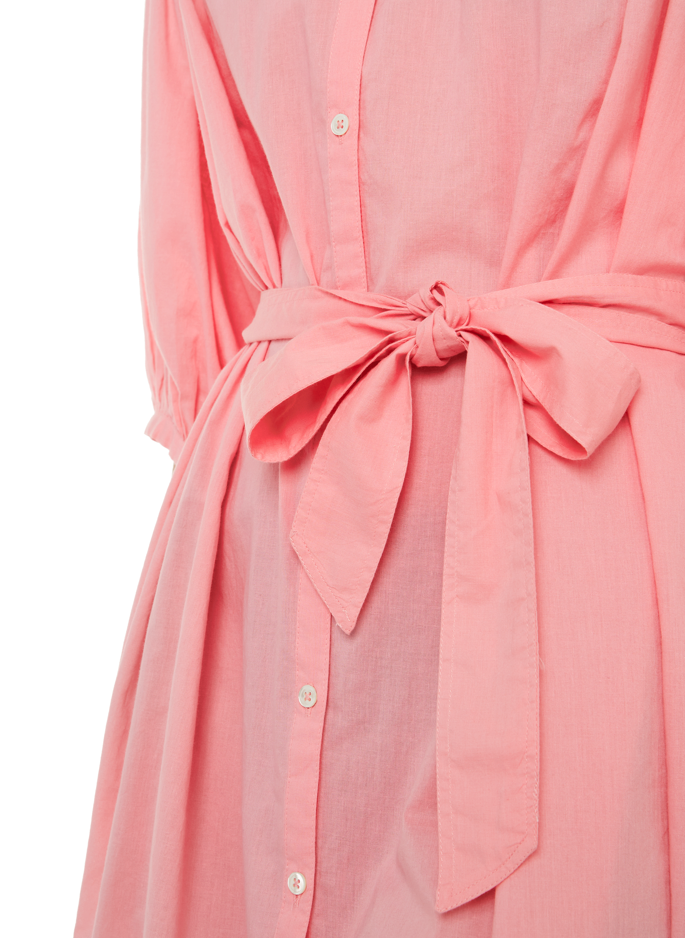 Robe midi Ysis en coton BELLEROSE Rose