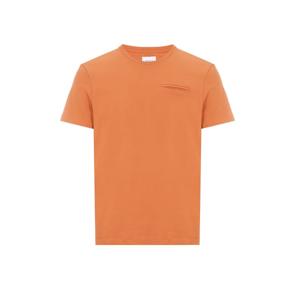 T-shirt col rond en coton organique