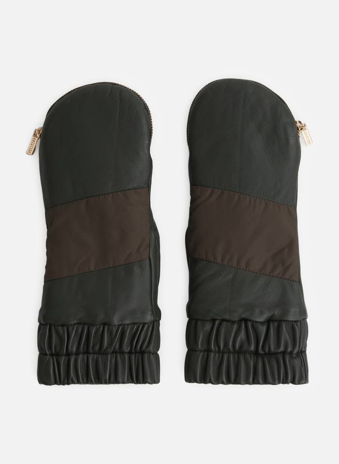 Leather mittens ARISTIDE
