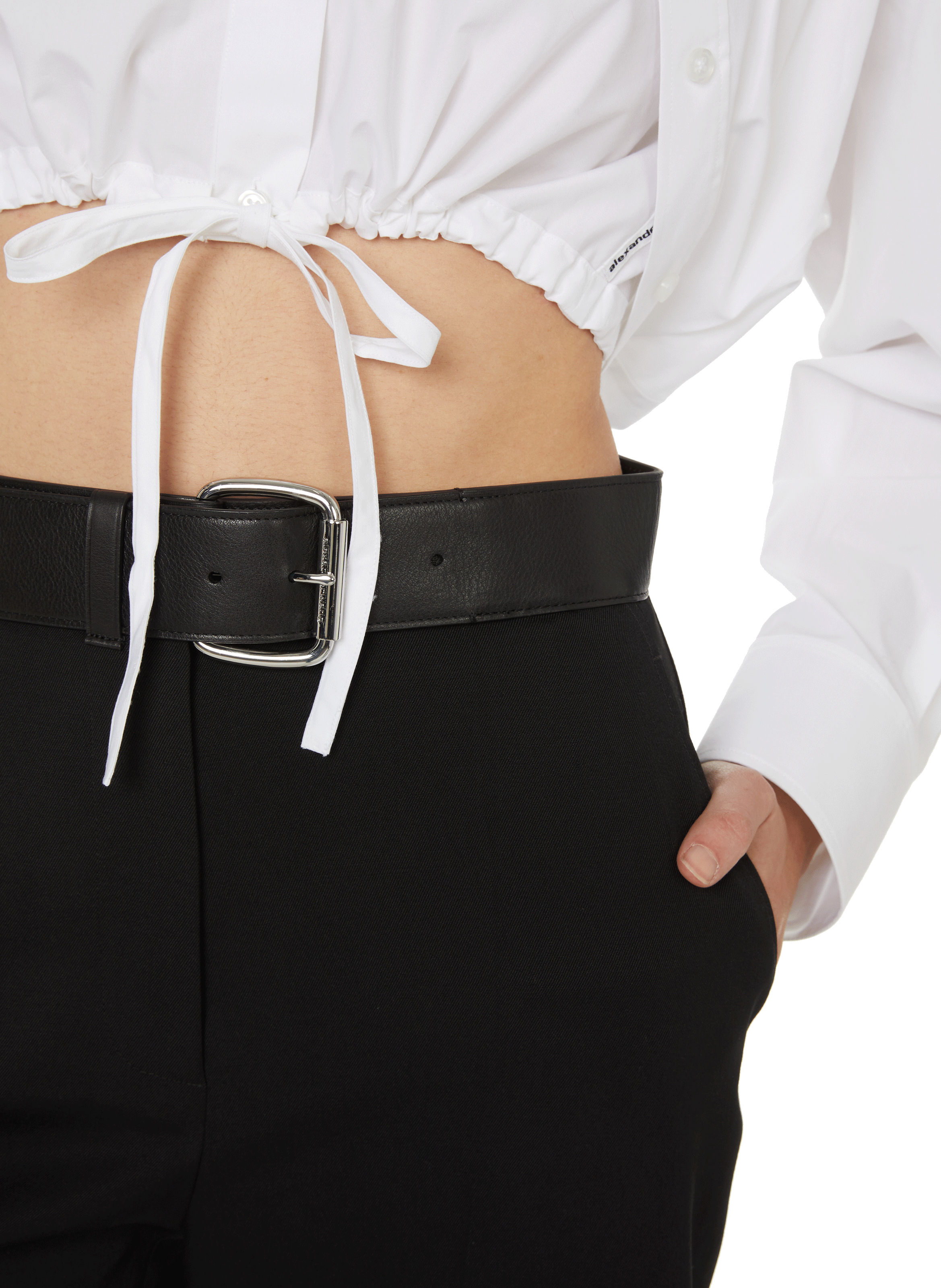 Pantalon en laine ALEXANDER WANG Noir