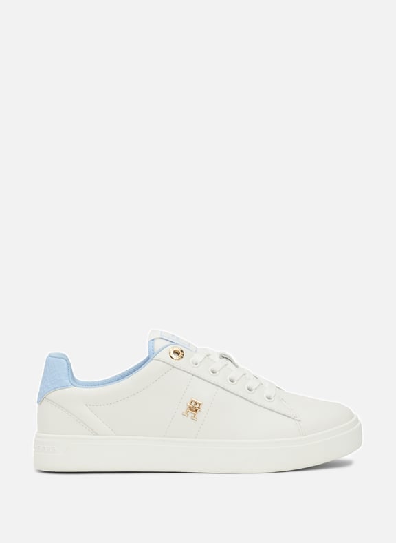 Leather sneakers Blue by TOMMY HILFIGER TOMMY HILFIGER Leather sneakers Blue