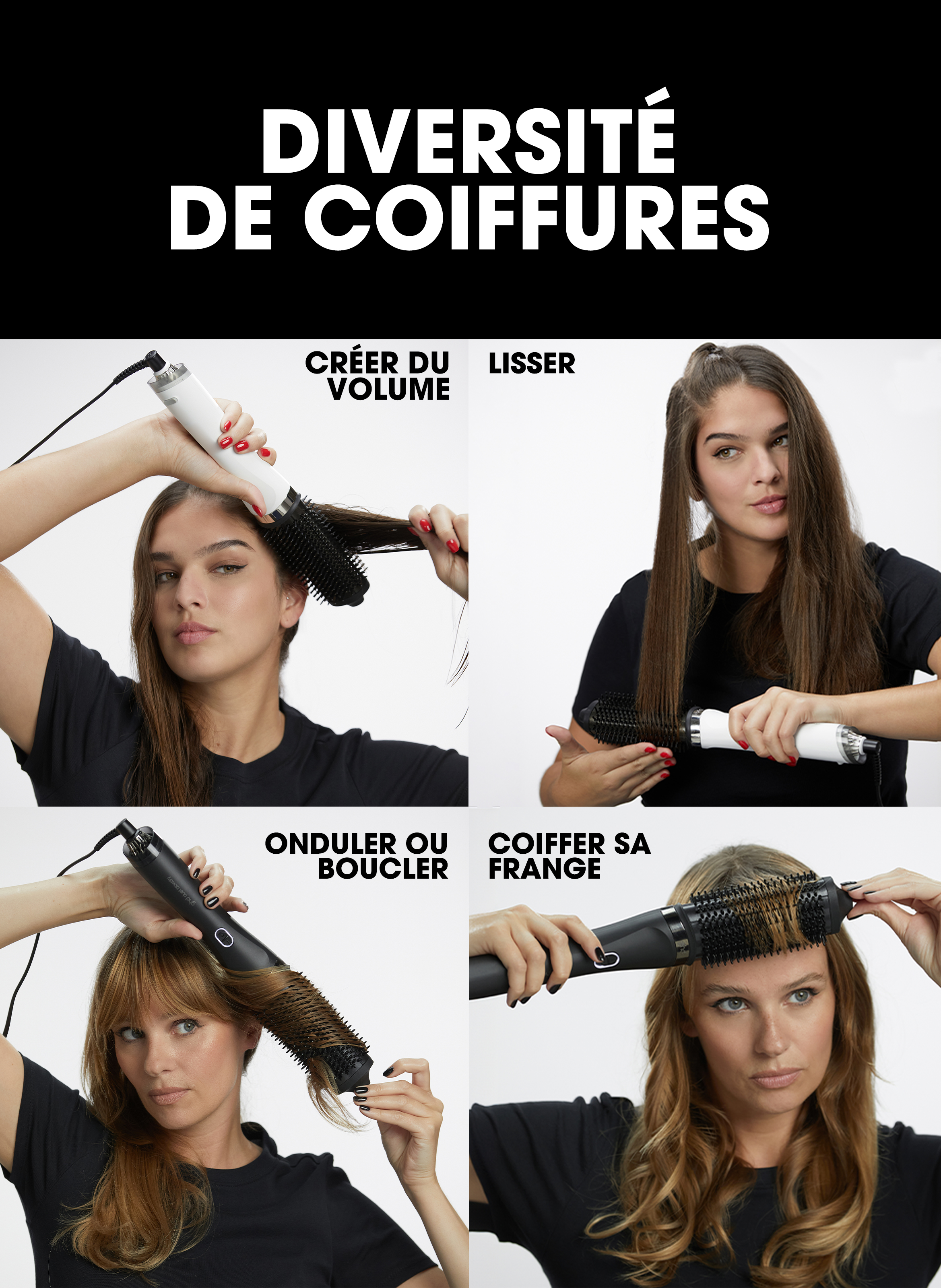 Brosse Soufflante 2-en-1 ghd Duet Blowdry GHD Blanc