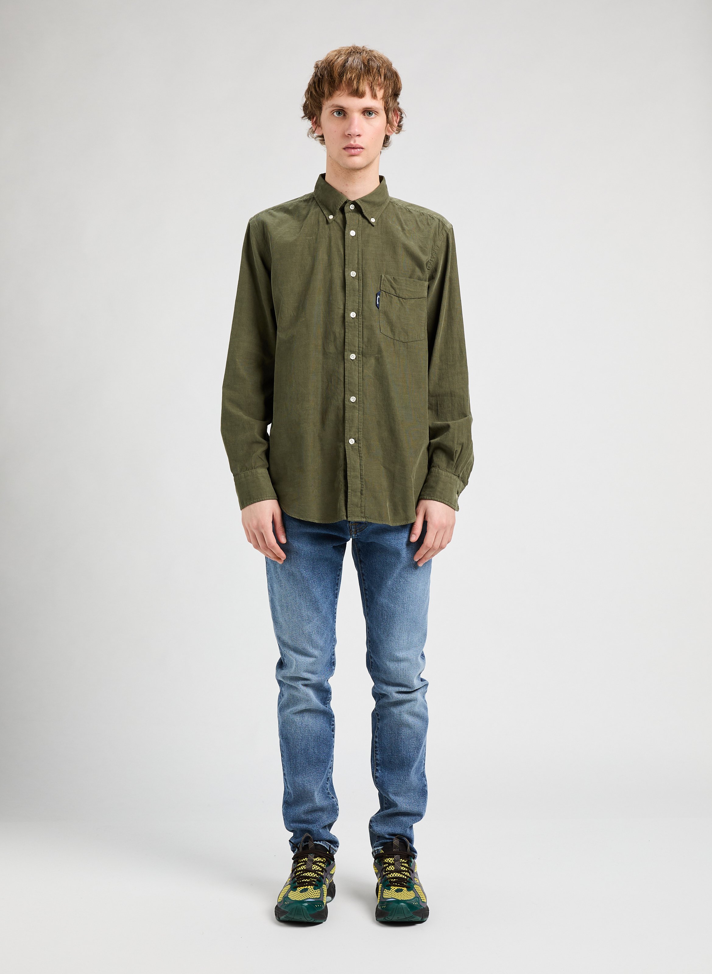 Wool-blend shirt  FACONNABLE Green