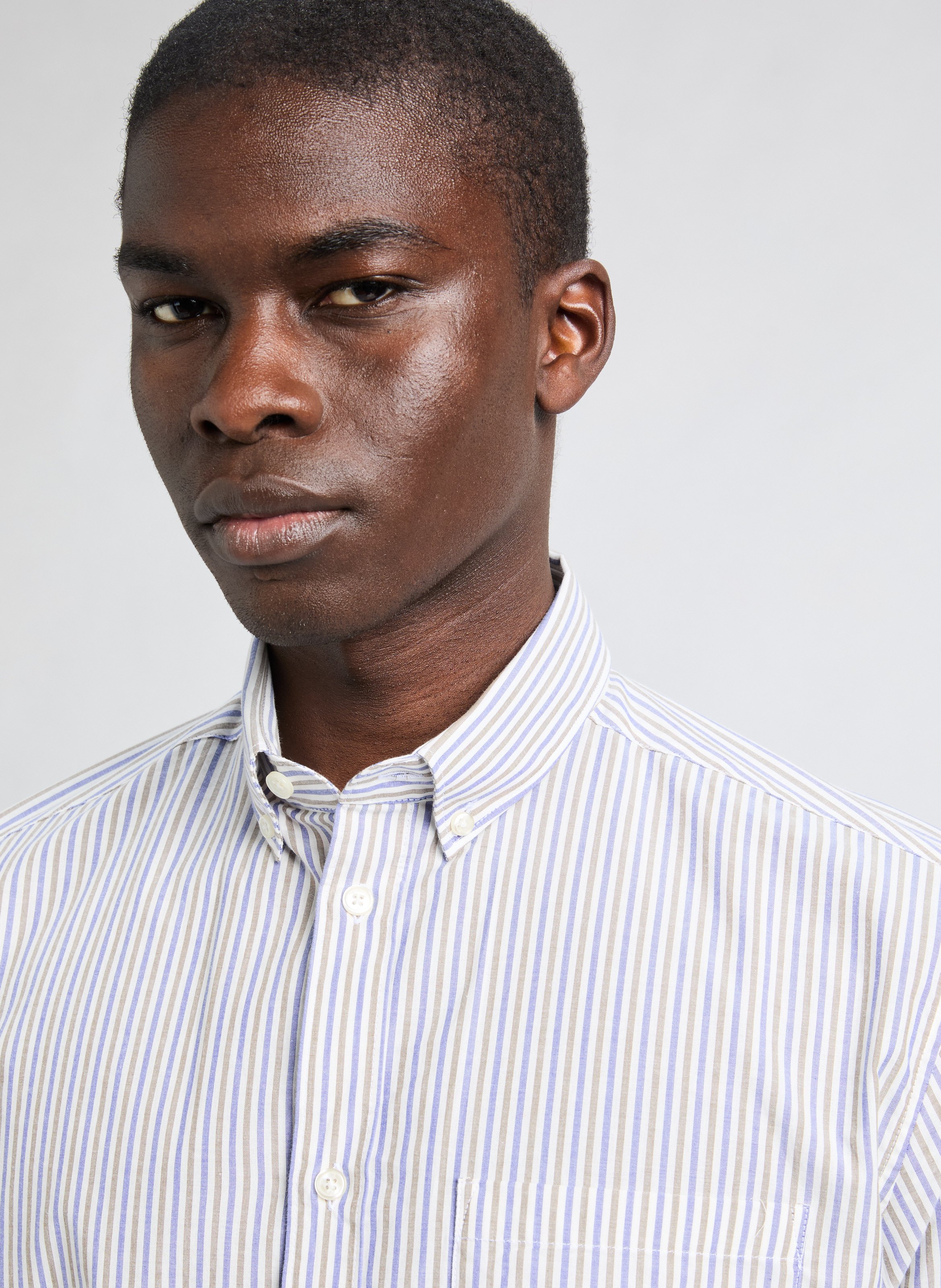 Chemise rayée Fomelos AU PRINTEMPS PARIS Bleu