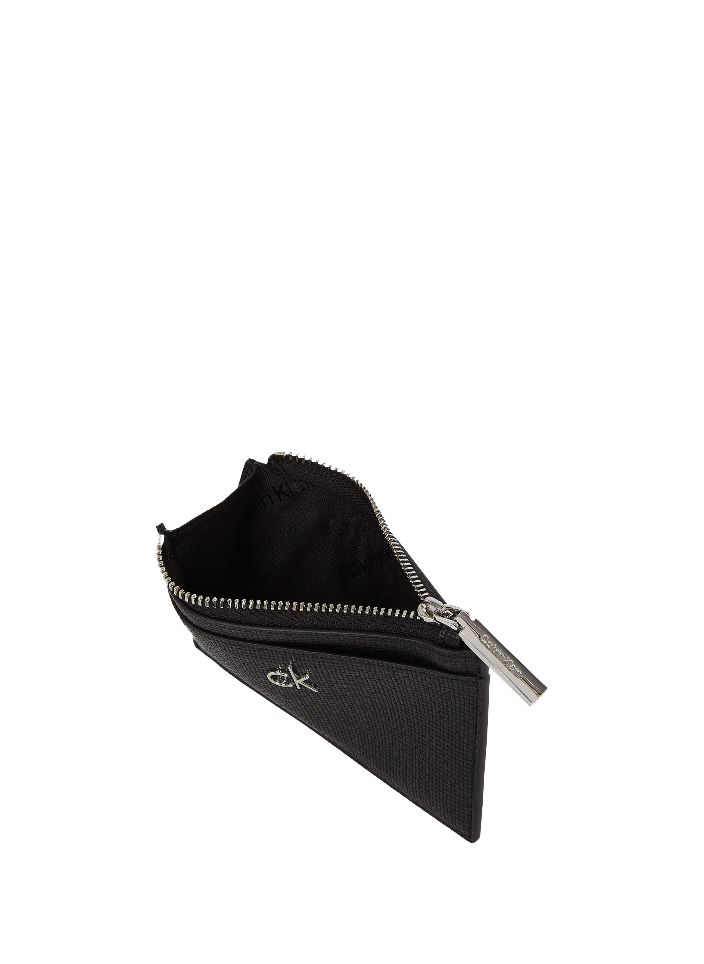 Porte-cartes texturé CALVIN KLEIN Noir