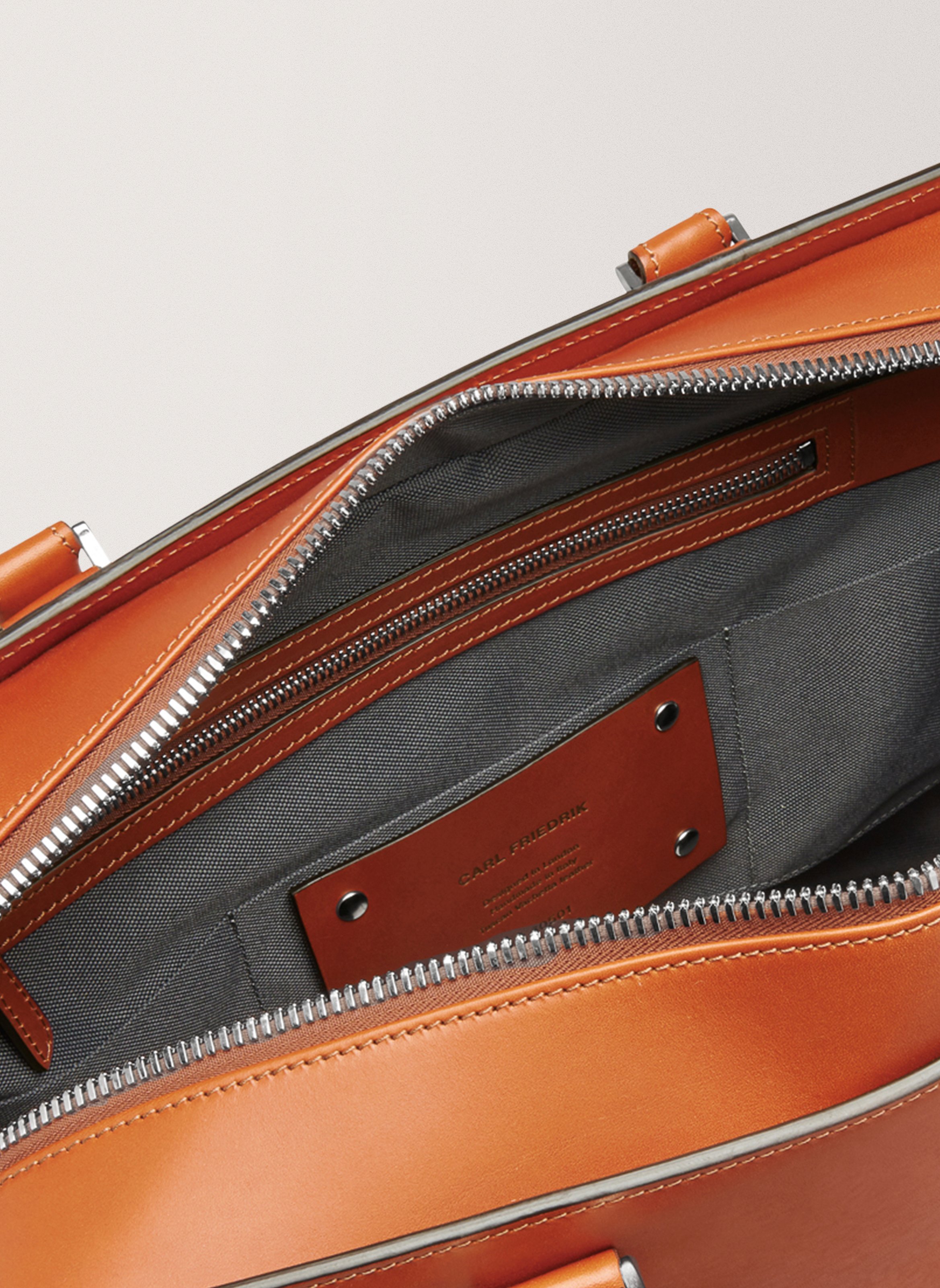 Sac de voyage 'palissy overnight' en cuir vachetta CARL FRIEDRIK Marron