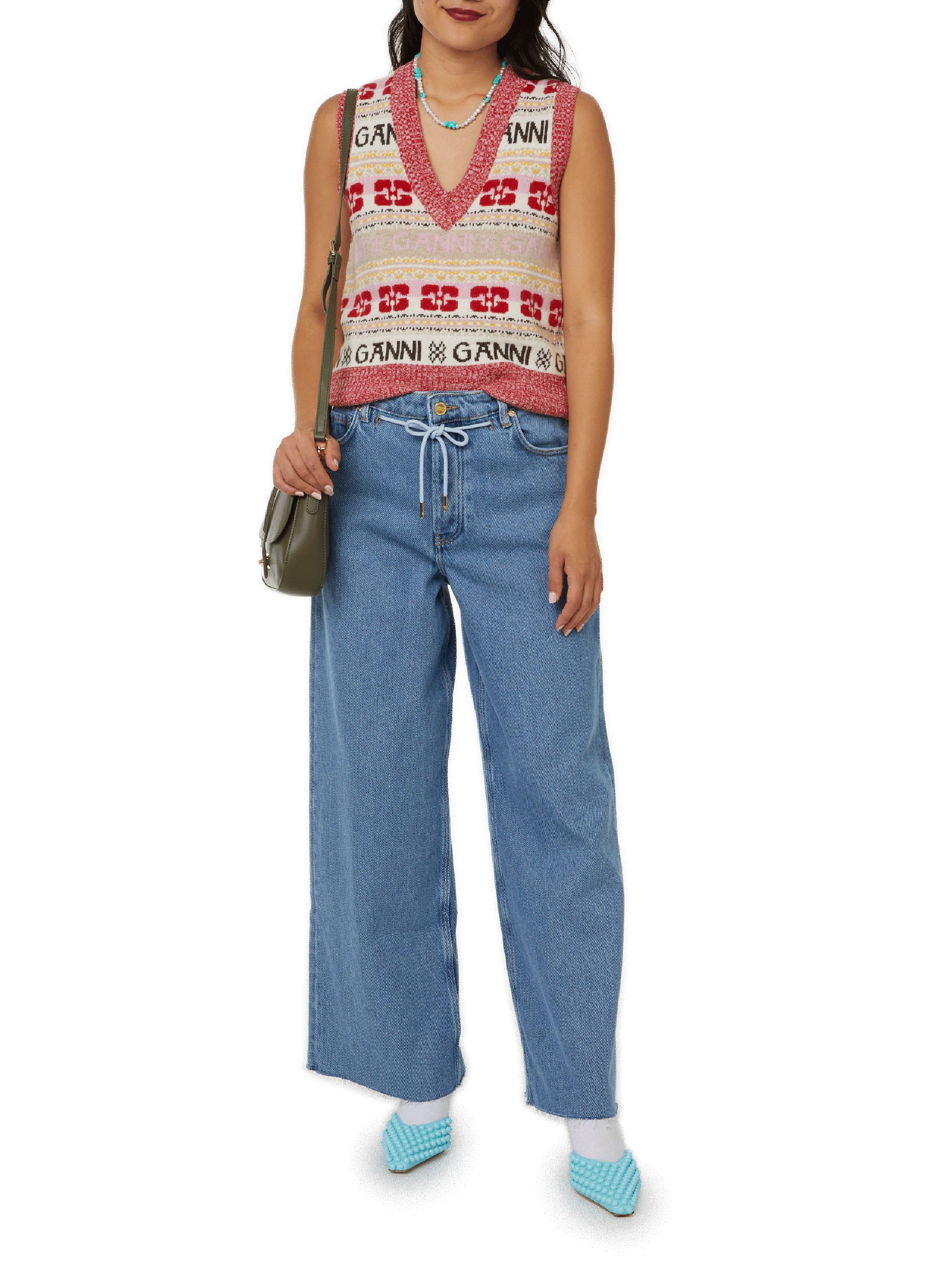 Candy choker necklace CRYSTAL HAZE Multicolour