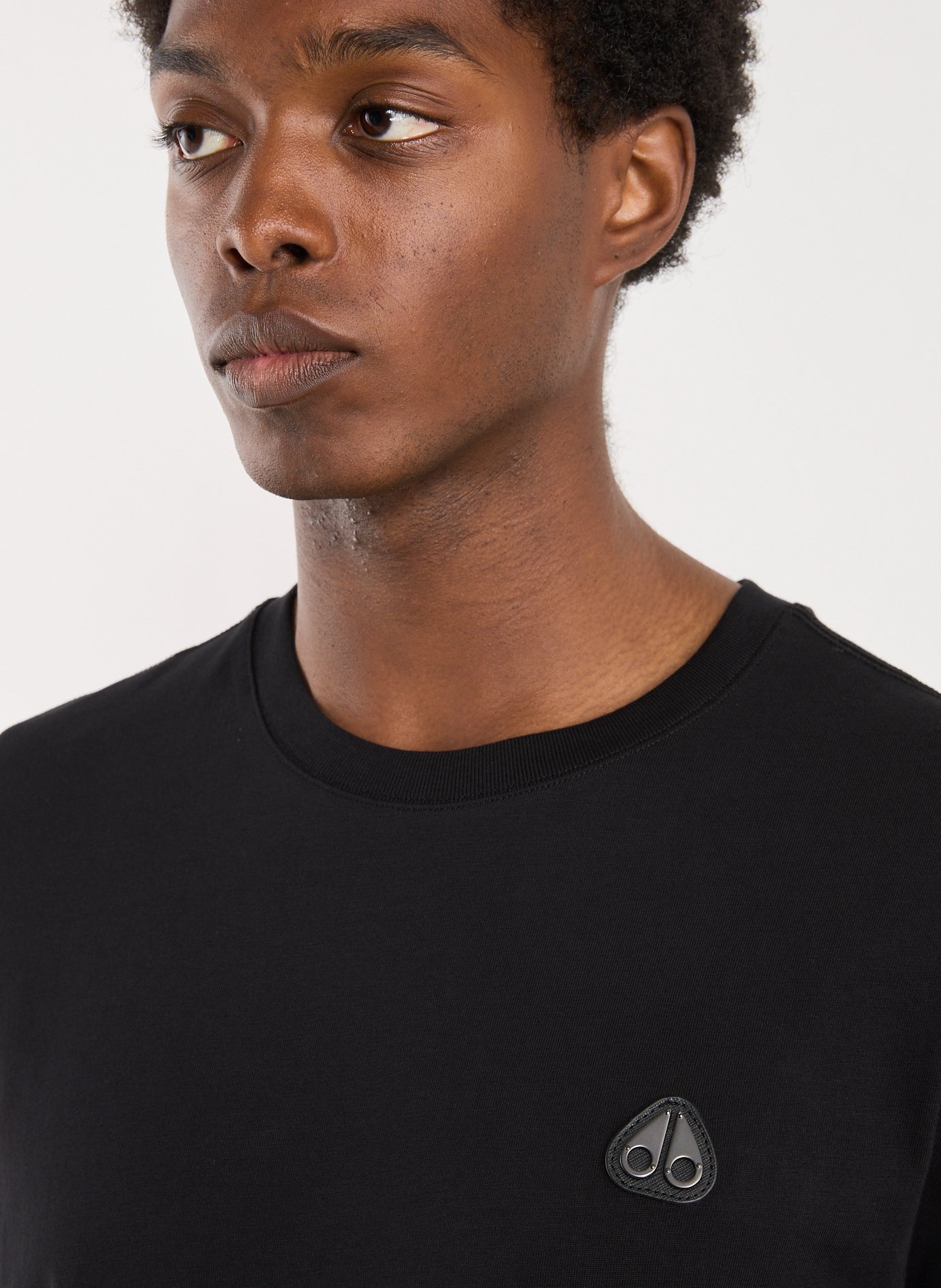 Classic Cotton T-Shirt MOOSE KNUCKLES Black