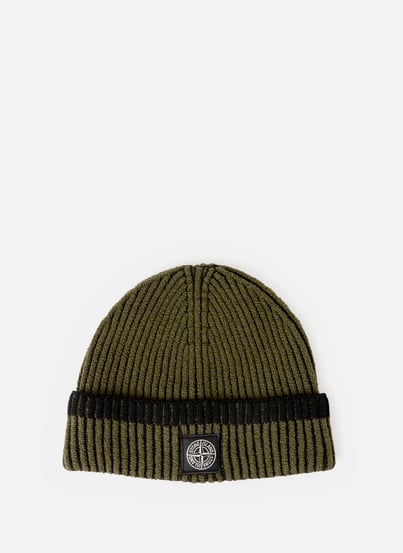 Bonnet en laine mélangée STONE ISLAND Bonnet en laine mélangée STONE ISLAND