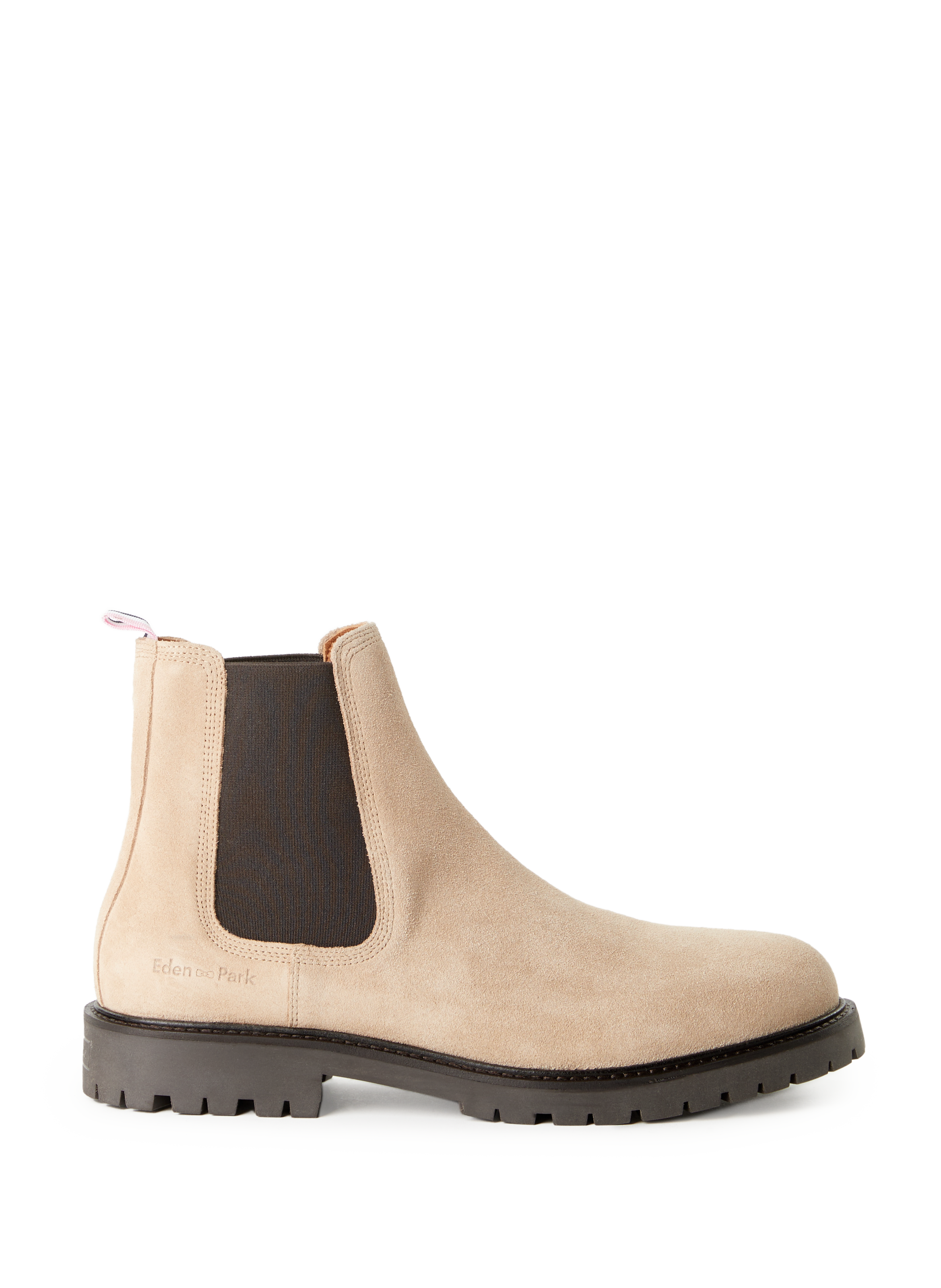 EDEN PARK Bottines Chelsea en cuir Beige