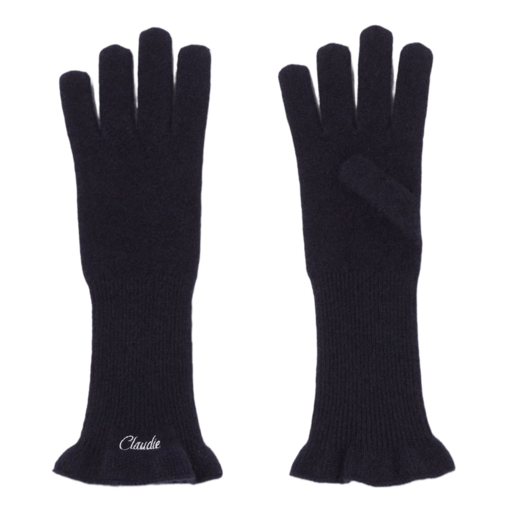 Gants en laine et cachemire amila CLAUDIE PIERLOT Bleu