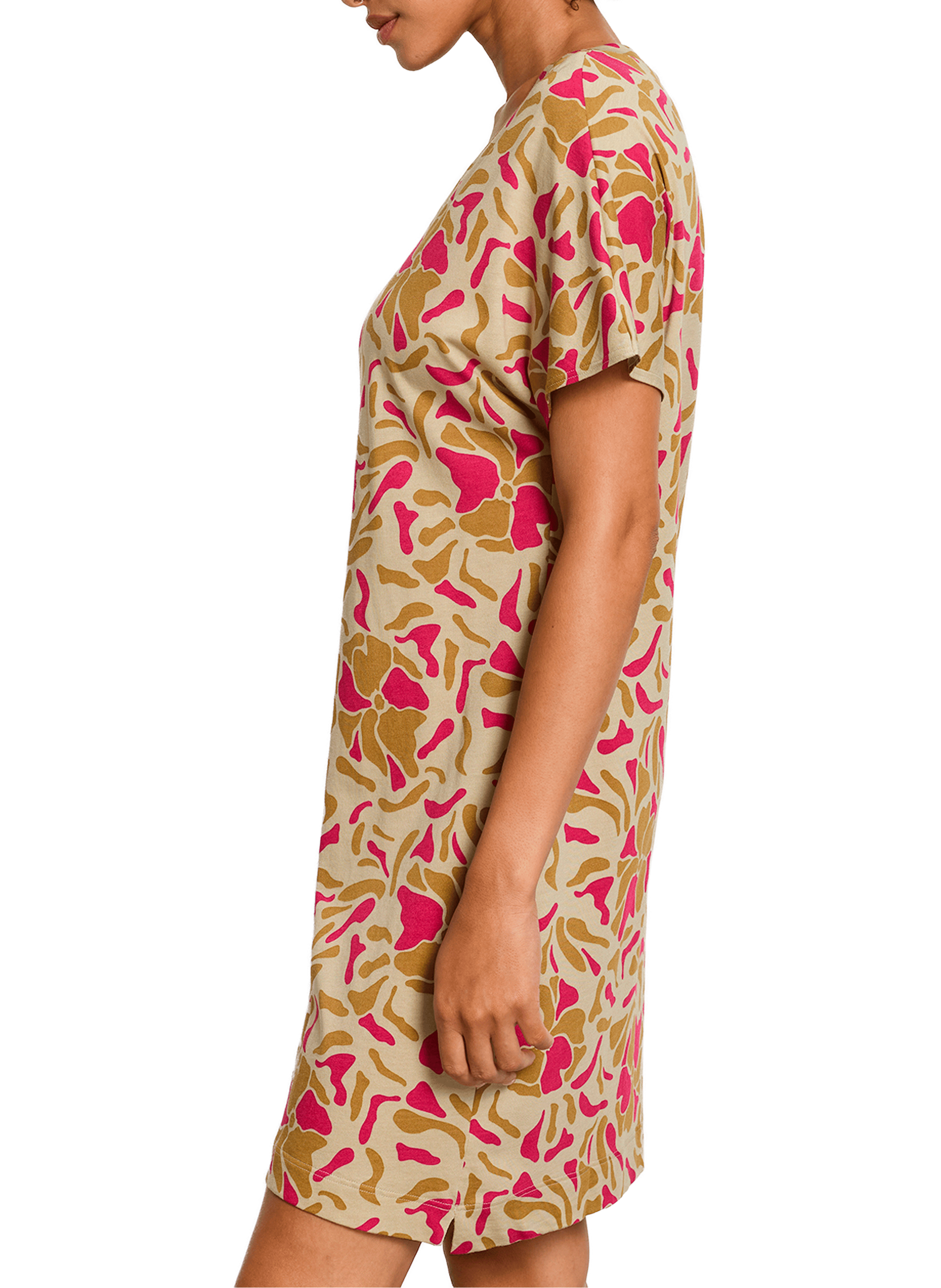 Printed cotton blend nightgown HANRO Multicolour