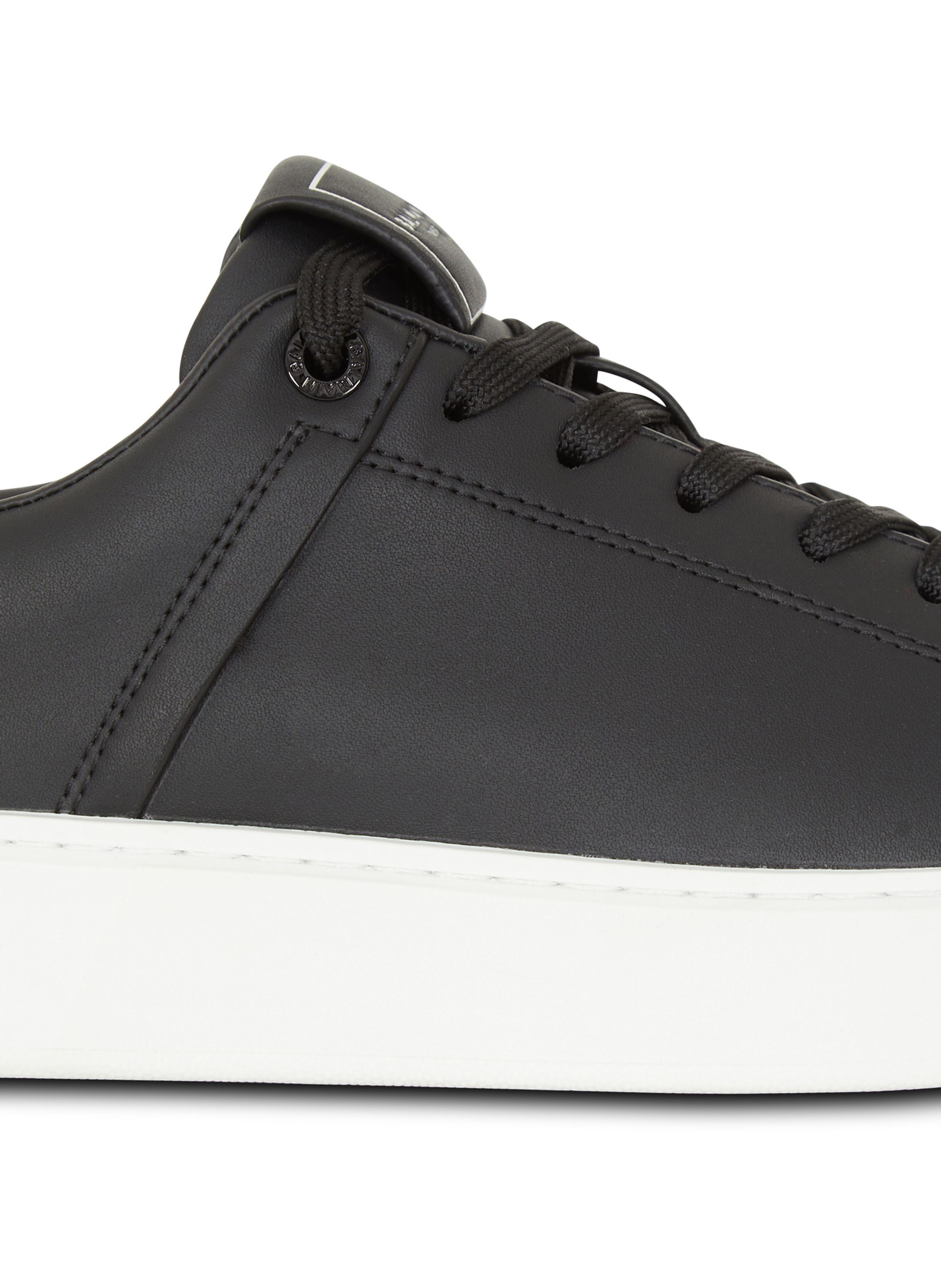 Baskets b-court en cuir de veau BALMAIN Noir