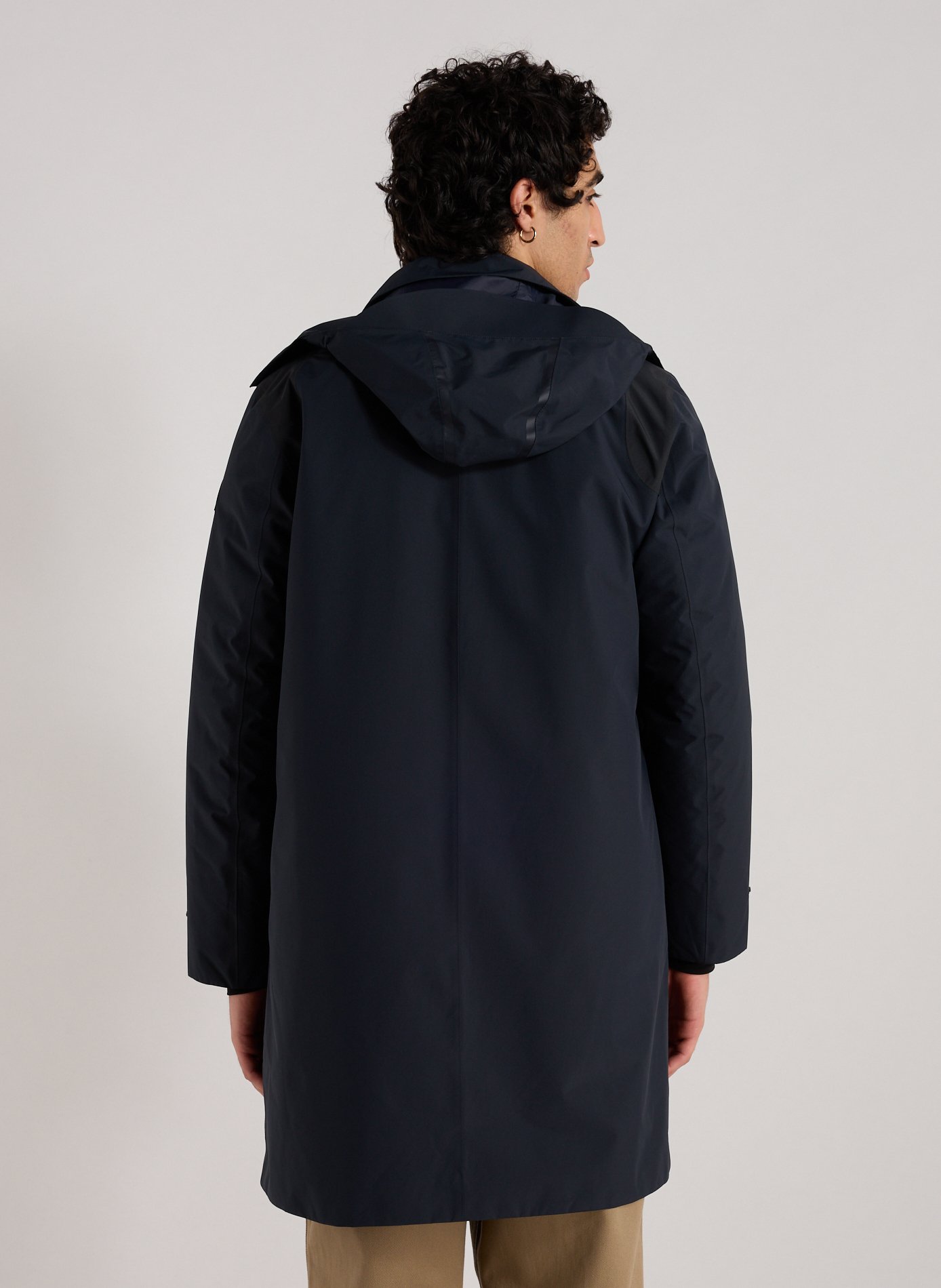 Parka droite à capuche SAVE THE DUCK Bleu