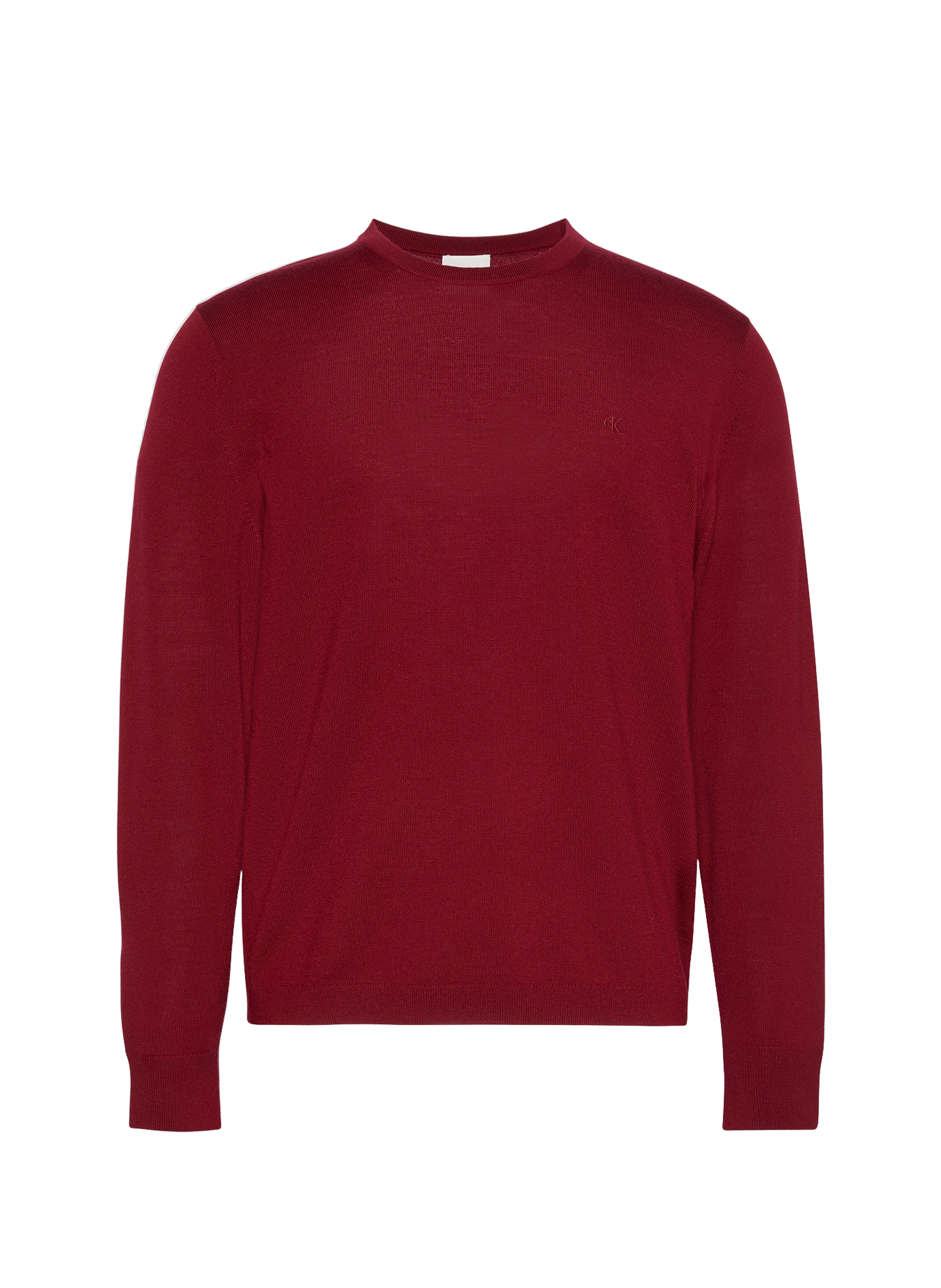 Pull en laine mérinos CALVIN KLEIN Rouge