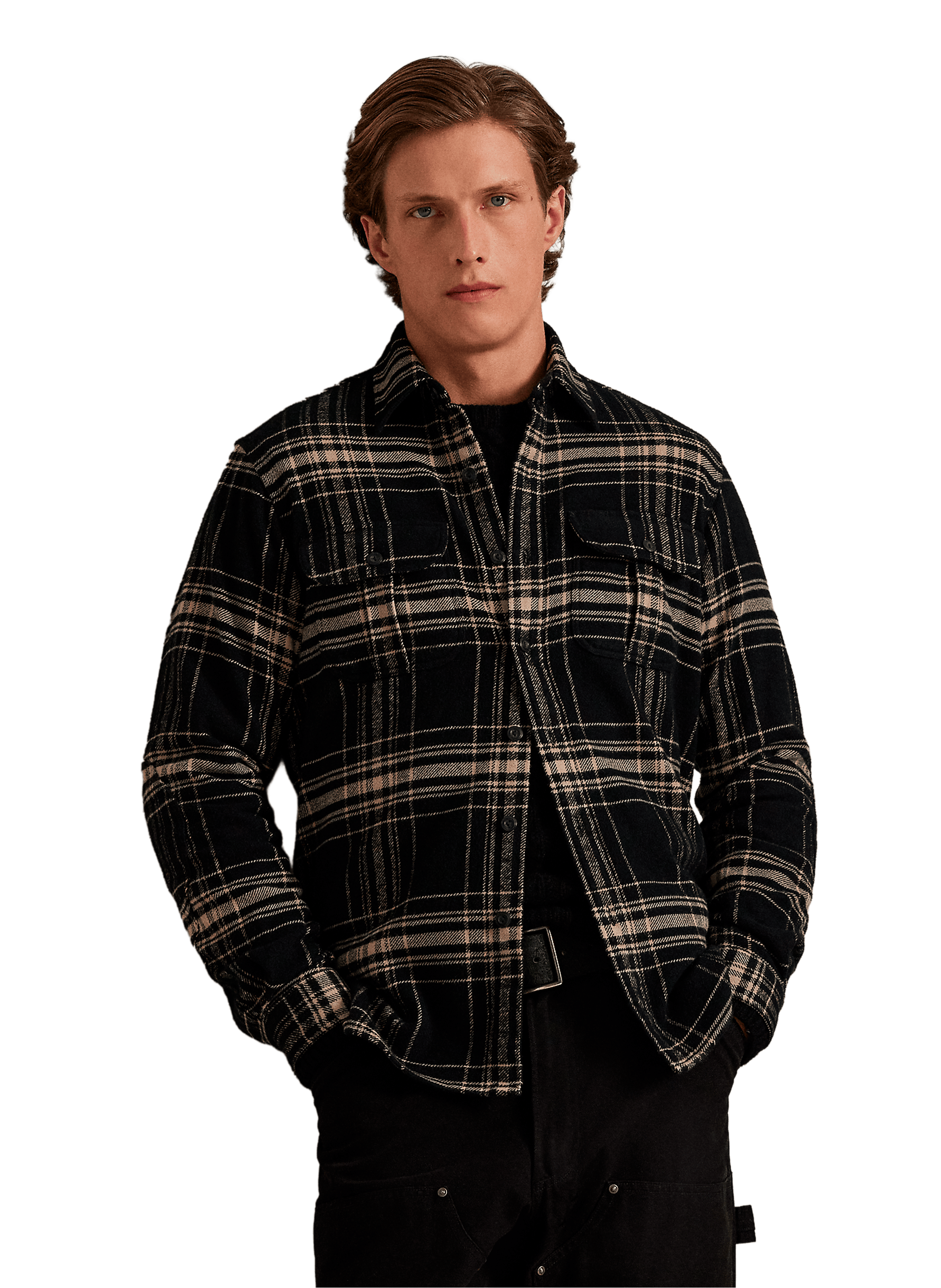 Chemise à carreaux en coton POLO RALPH LAUREN Multicolore