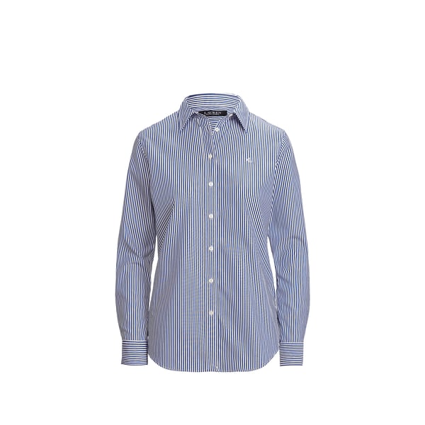 Chemise à rayures en coton mélangé Chemise à rayures en coton mélangé