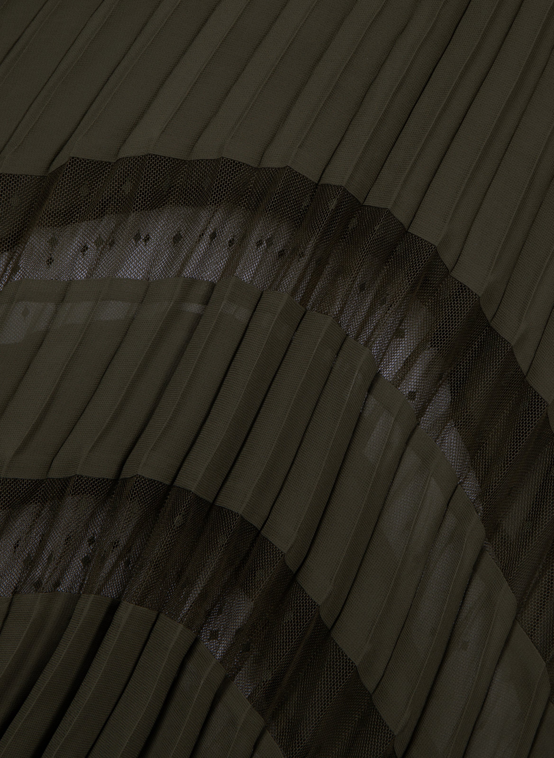 Robe longue plissée THE KOOPLES Vert