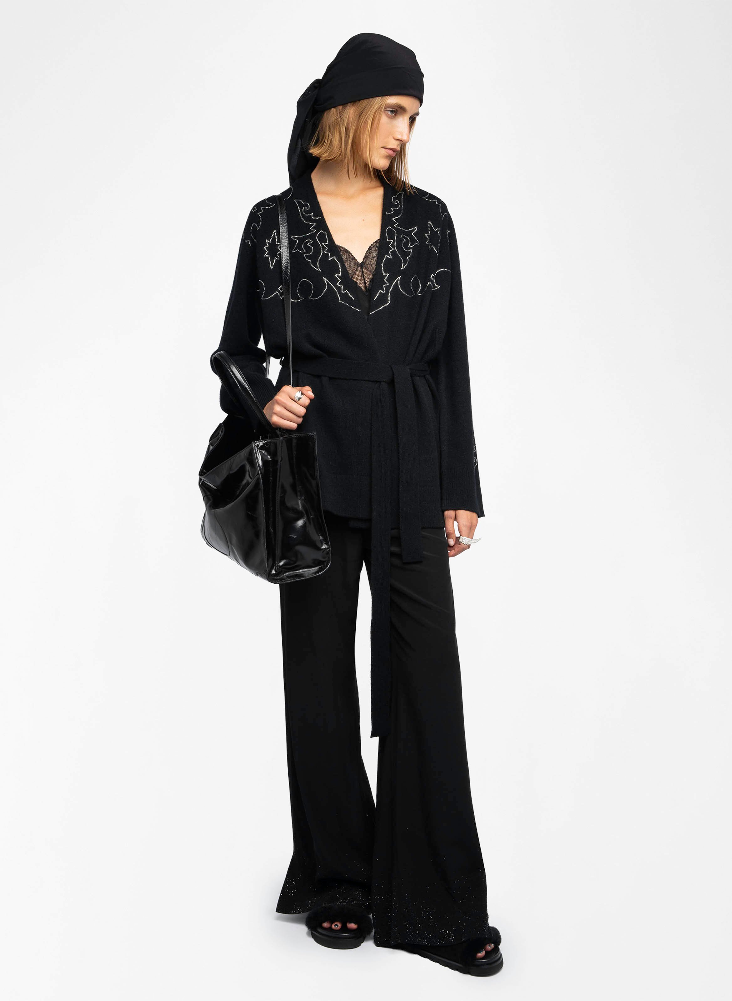 Gilet col v en cachemire salomy ZADIG&VOLTAIRE Noir