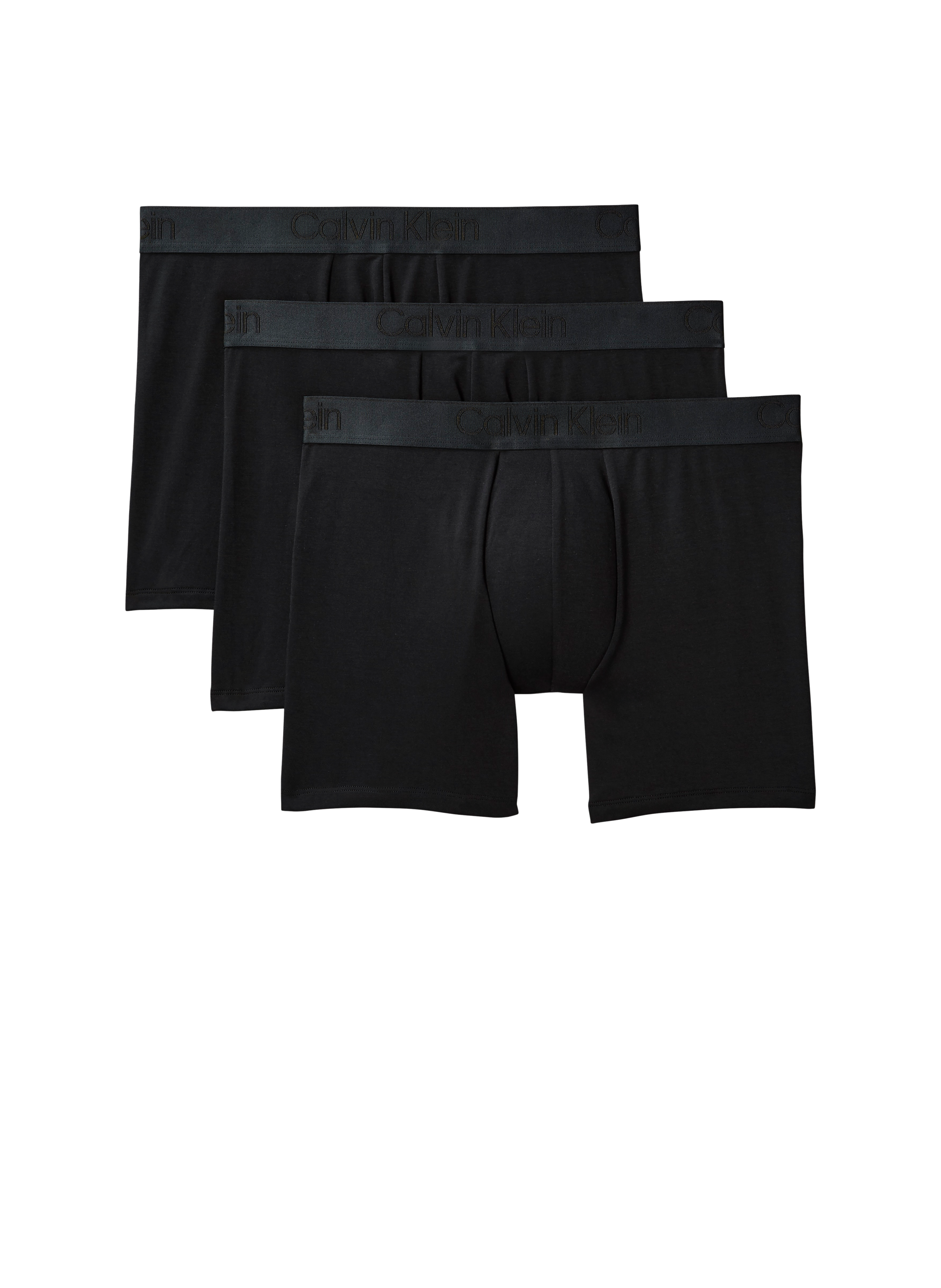 Set of 3 logo briefs CALVIN KLEIN Black